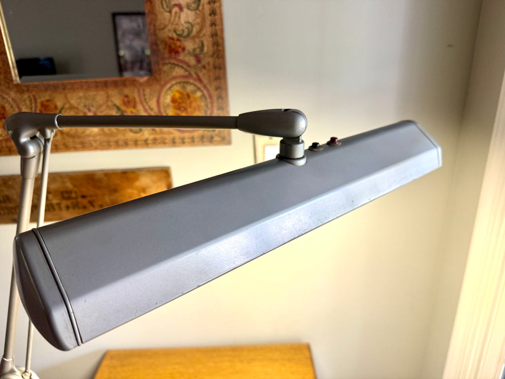 Dazor Floating Fixture P-2124 Clamp On Lamp ~ Industrial Floating Drafting Lamp