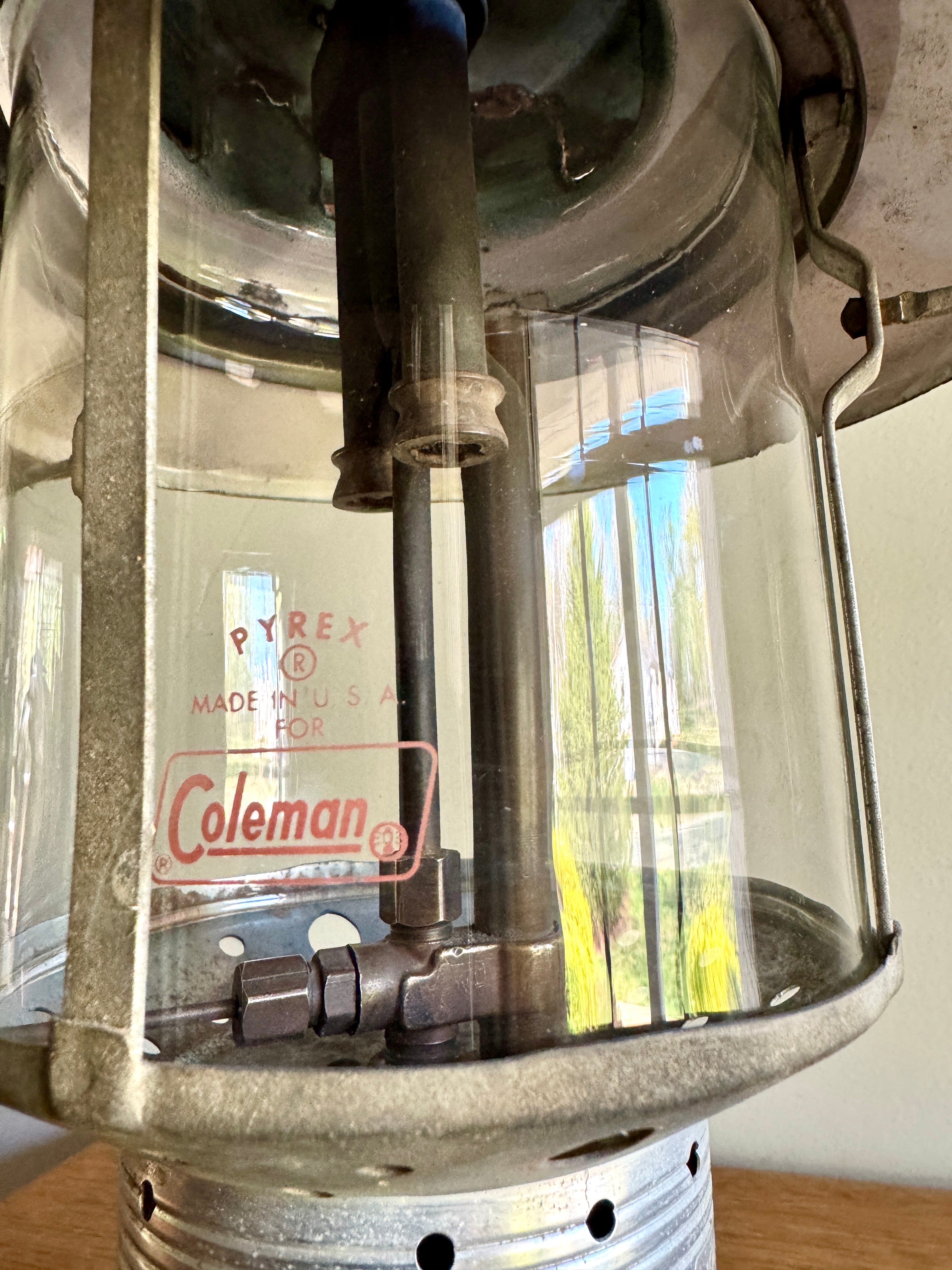 Vtg Coleman Model 228F Lantern| Coleman 1970 Big Hat Lantern | Model 228F Dual Mantle Coleman Lantern