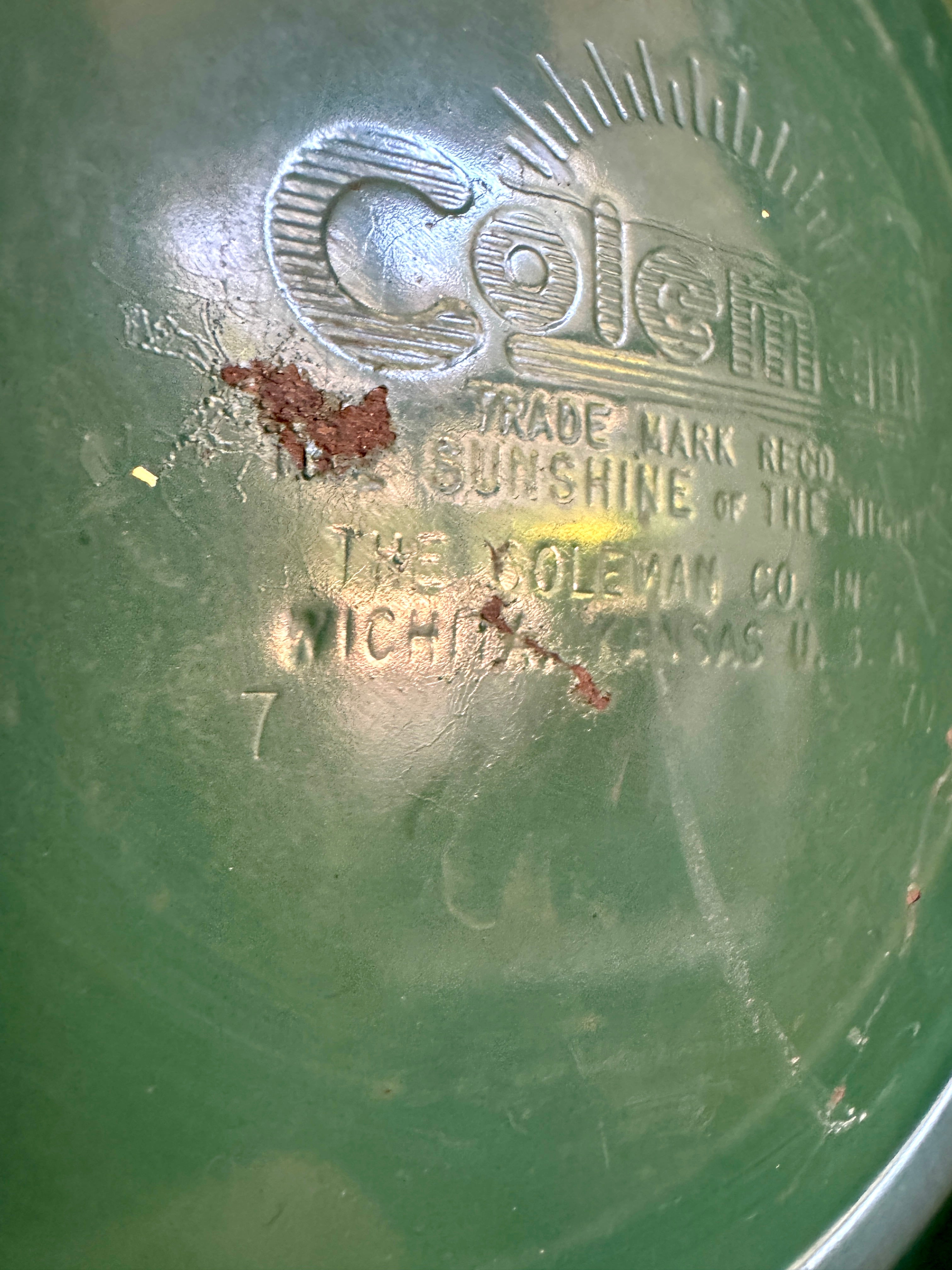 Vtg Coleman Model 228F Lantern| Coleman 1970 Big Hat Lantern | Model 228F Dual Mantle Coleman Lantern
