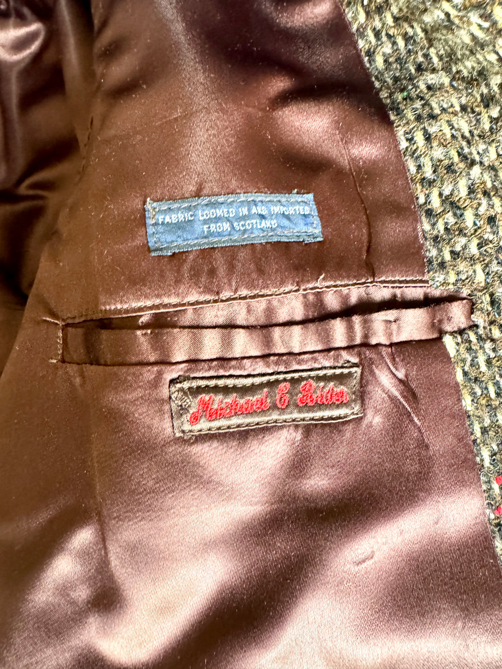 Vtg 70's Burberrys' Tweed Overcoat ~ Burberrys' Herringbone Like Weave Top Jacket