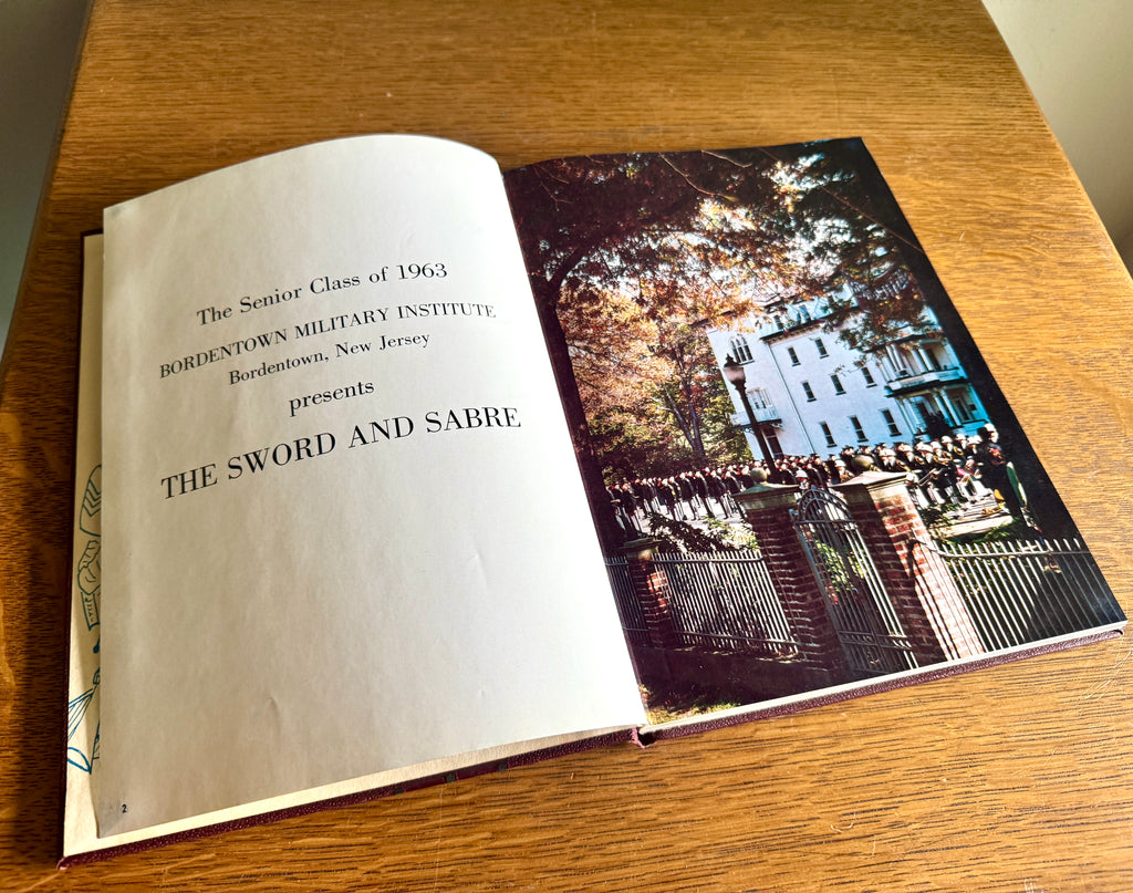 1963 "Sword and Sabre" yearbook from the Bordentown Military Institute ~ BMI 1963 Yearbook