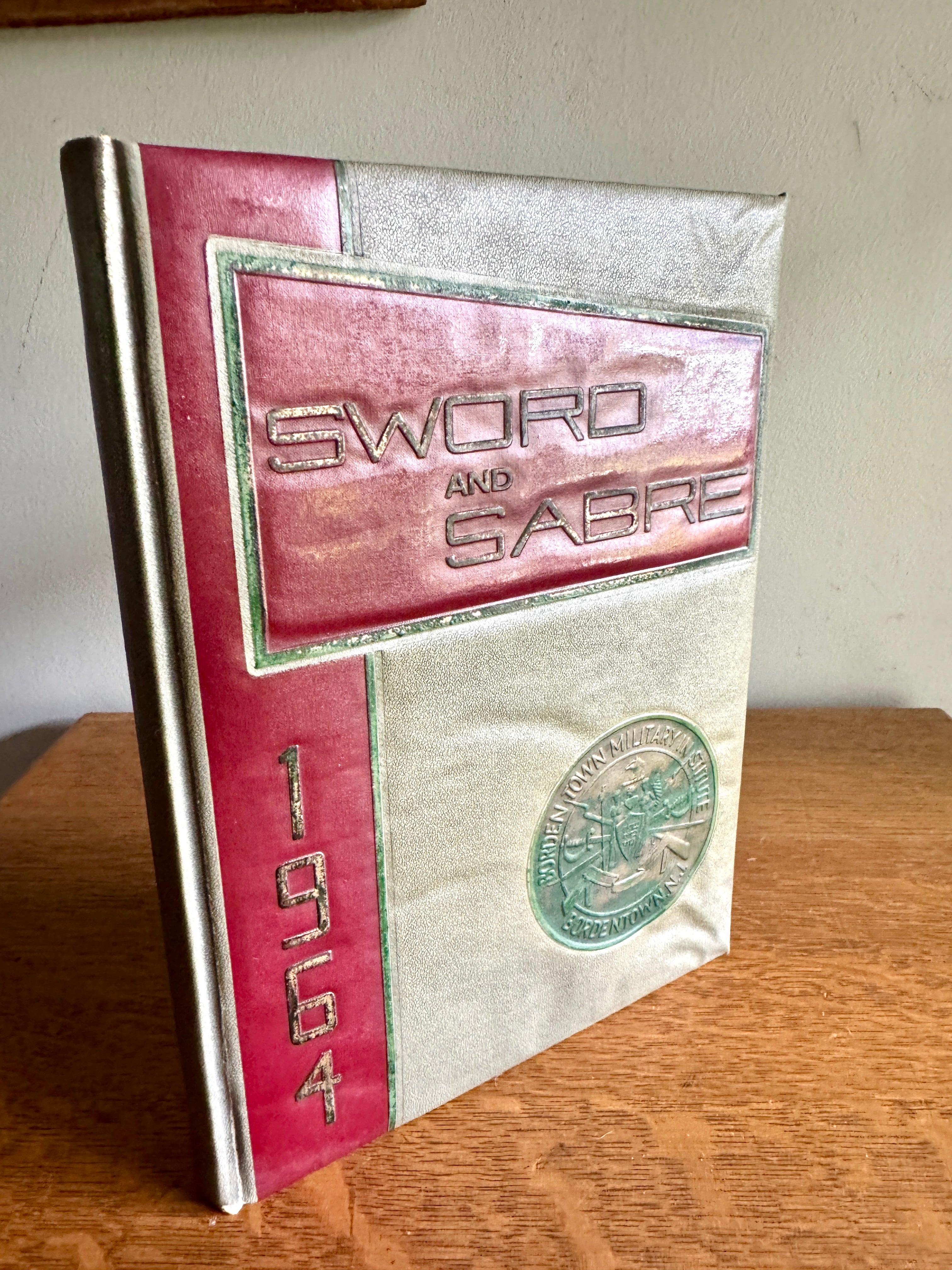 1964 "Sword and Sabre" yearbook from the Bordentown Military Institute ~ BMI 1964 Yearbook