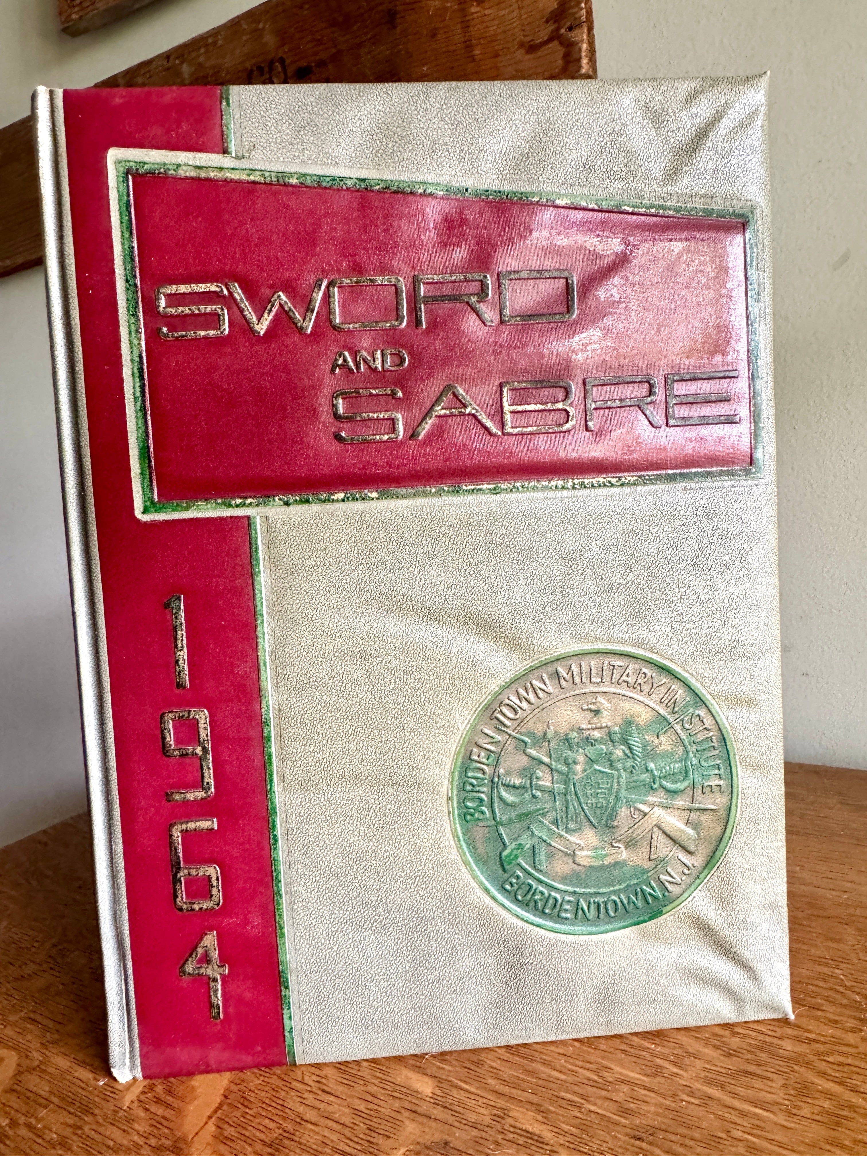1964 "Sword and Sabre" yearbook from the Bordentown Military Institute ~ BMI 1964 Yearbook