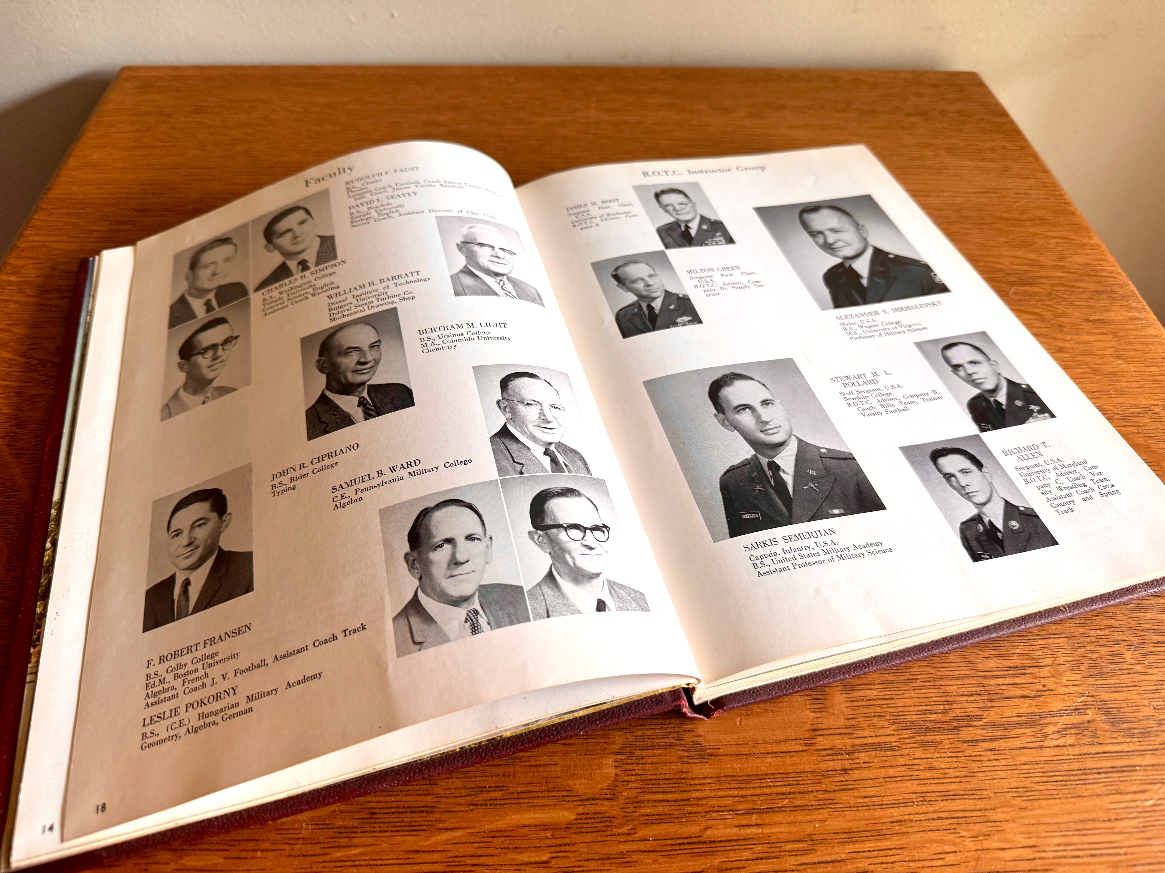 1962 "Sword and Sabre" yearbook from the Bordentown Military Institute ~ BMI 1962 Yearbook