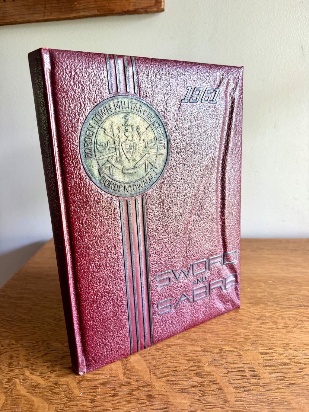 1961 "Sword and Sabre" yearbook from the Bordentown Military Institute ~ BMI 1961 Yearbook