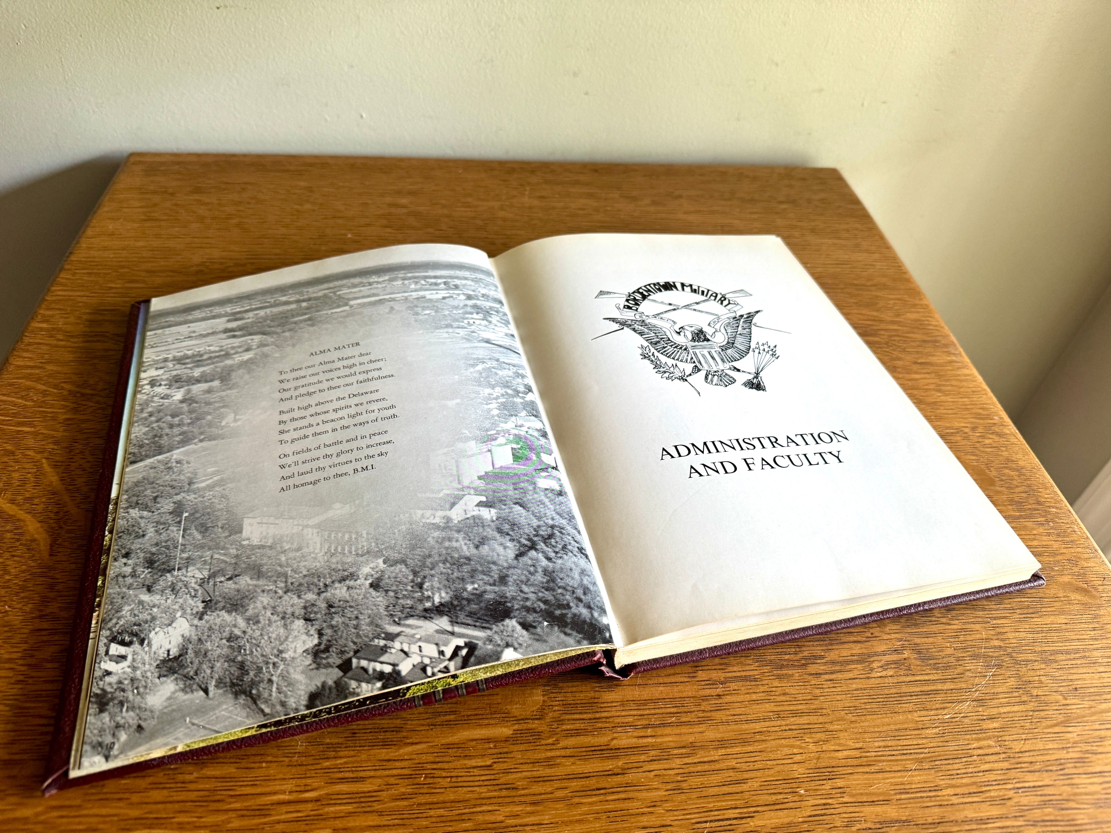 1961 "Sword and Sabre" yearbook from the Bordentown Military Institute ~ BMI 1961 Yearbook