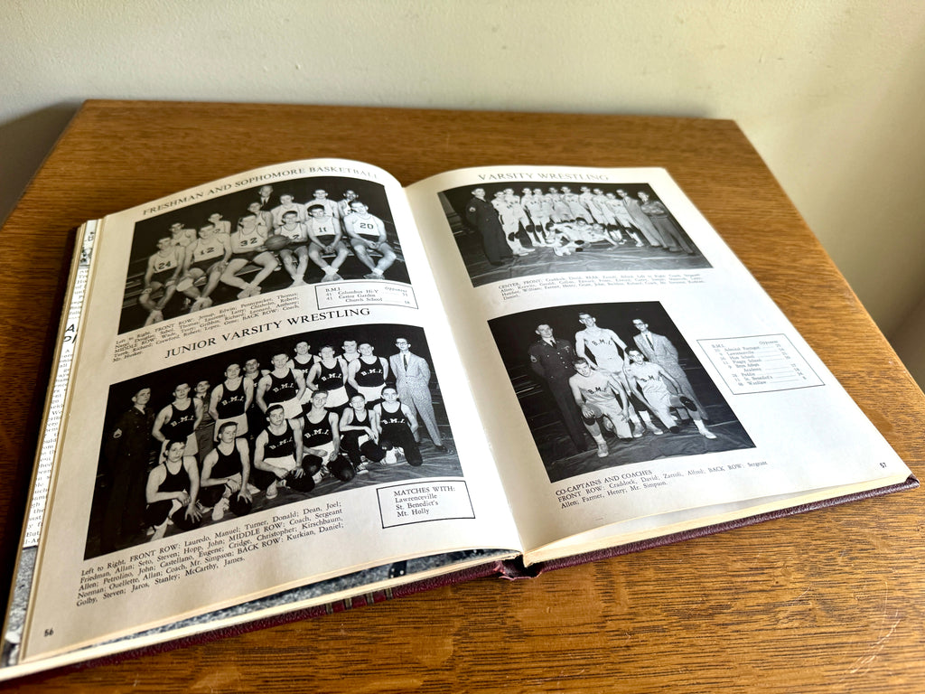 1961 "Sword and Sabre" yearbook from the Bordentown Military Institute ~ BMI 1961 Yearbook