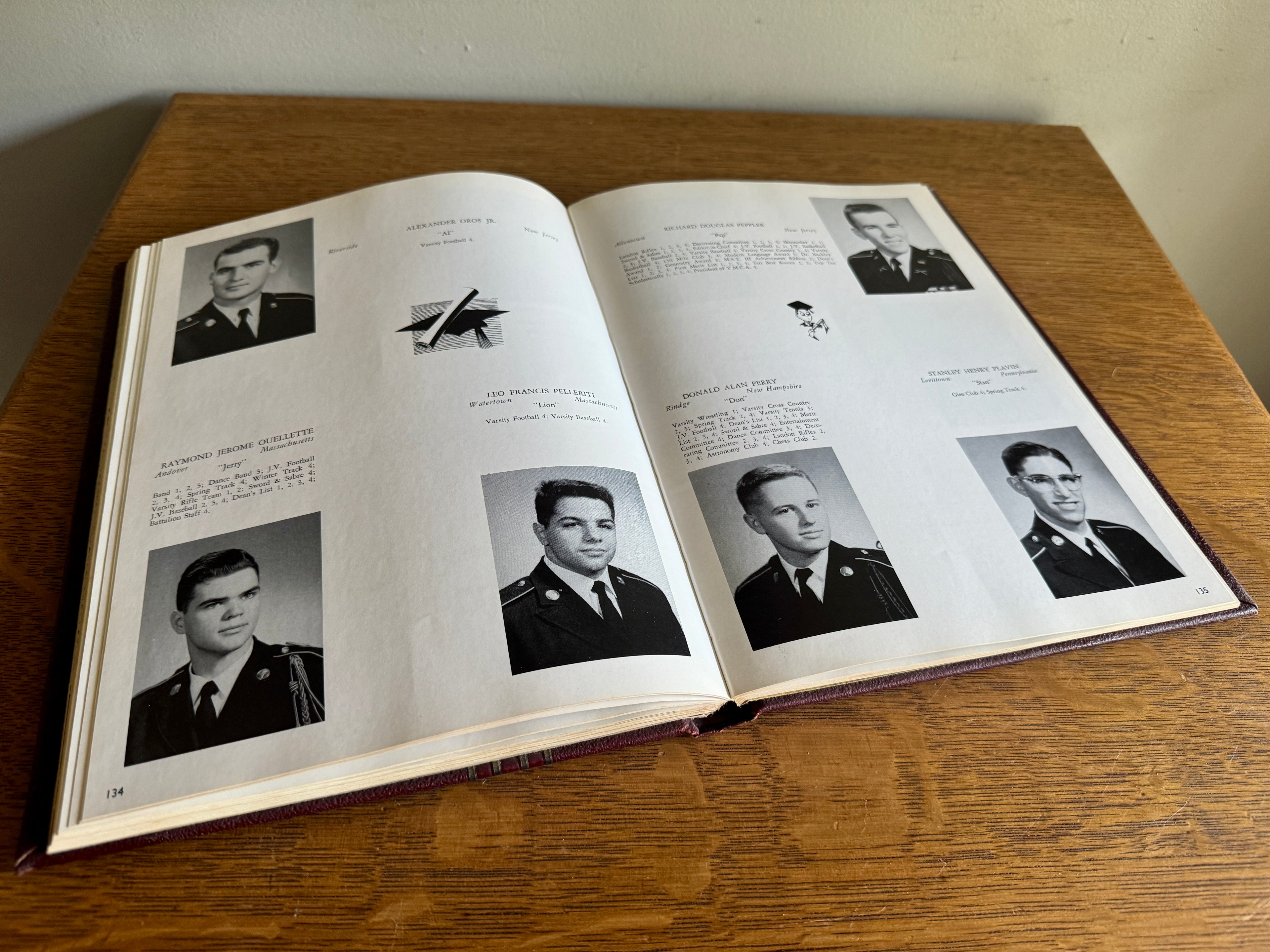 1961 "Sword and Sabre" yearbook from the Bordentown Military Institute ~ BMI 1961 Yearbook