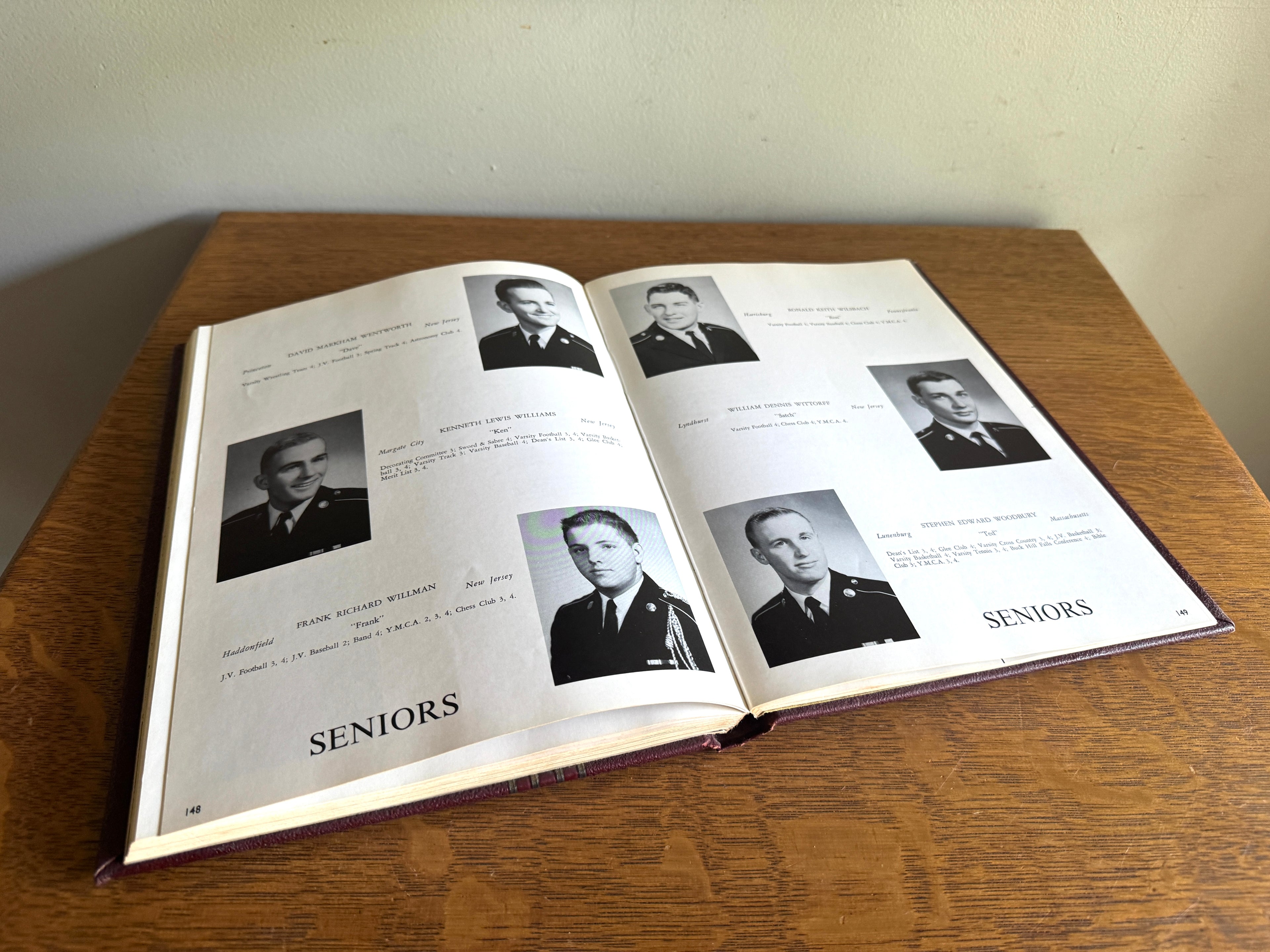 1961 "Sword and Sabre" yearbook from the Bordentown Military Institute ~ BMI 1961 Yearbook