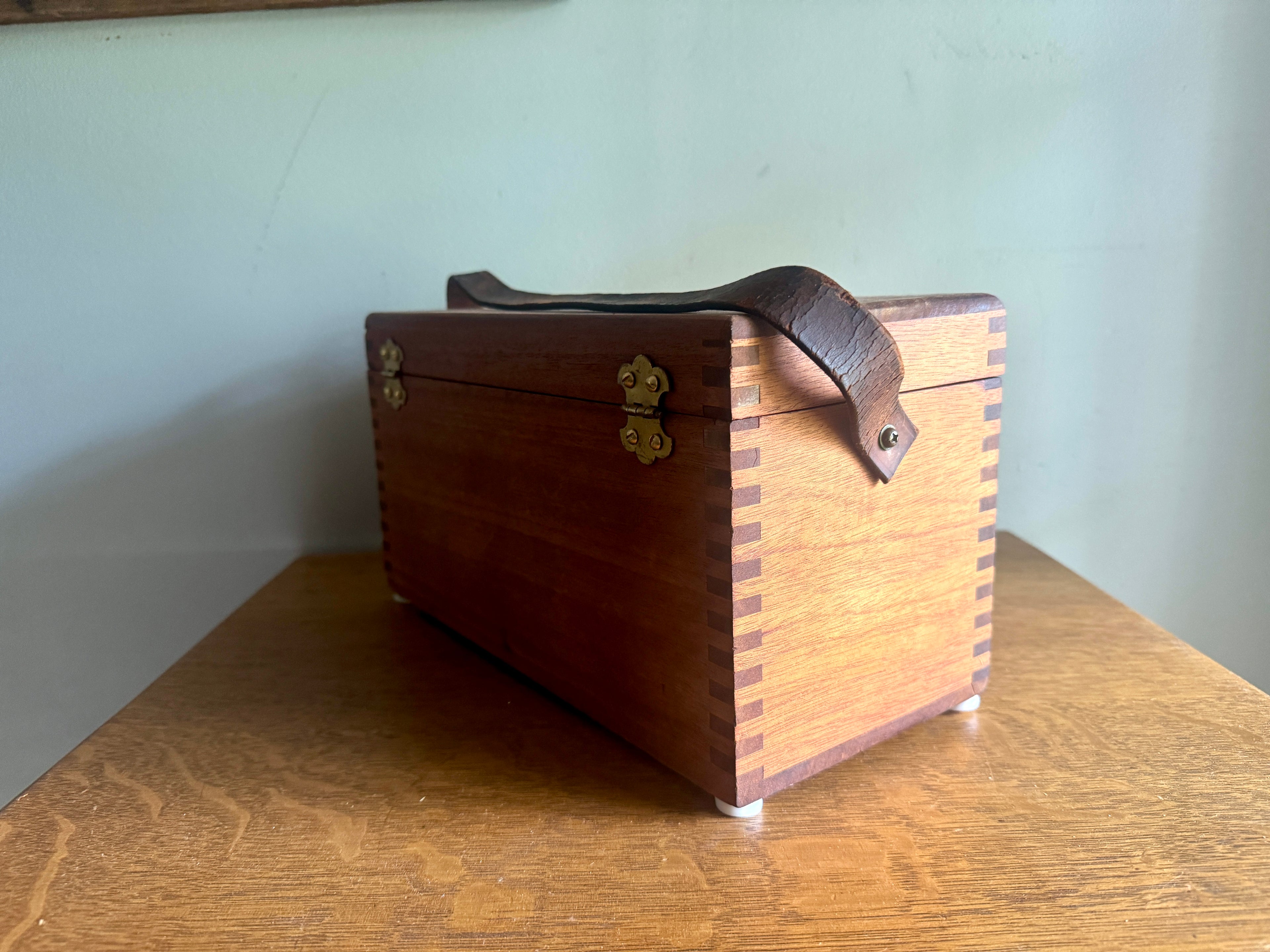 Vtg Craftsman Farm Transit With Original Wood Case ~ Craftman 1S-42355 Transit