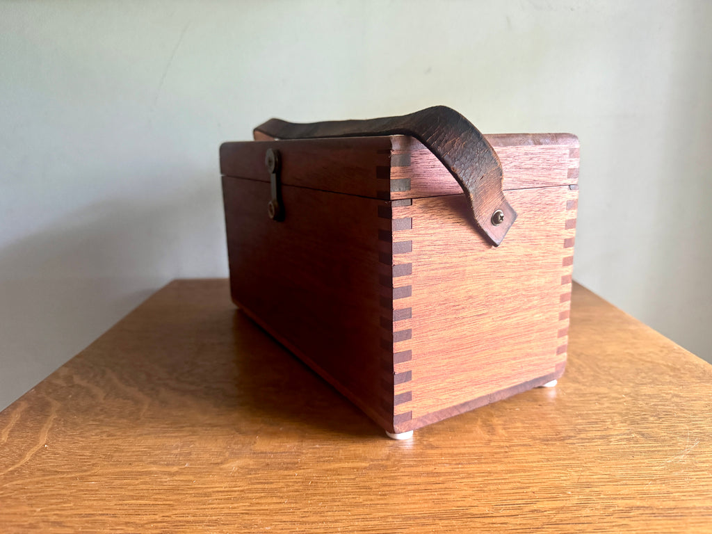 Vtg Craftsman Farm Transit With Original Wood Case ~ Craftman 1S-42355 Transit