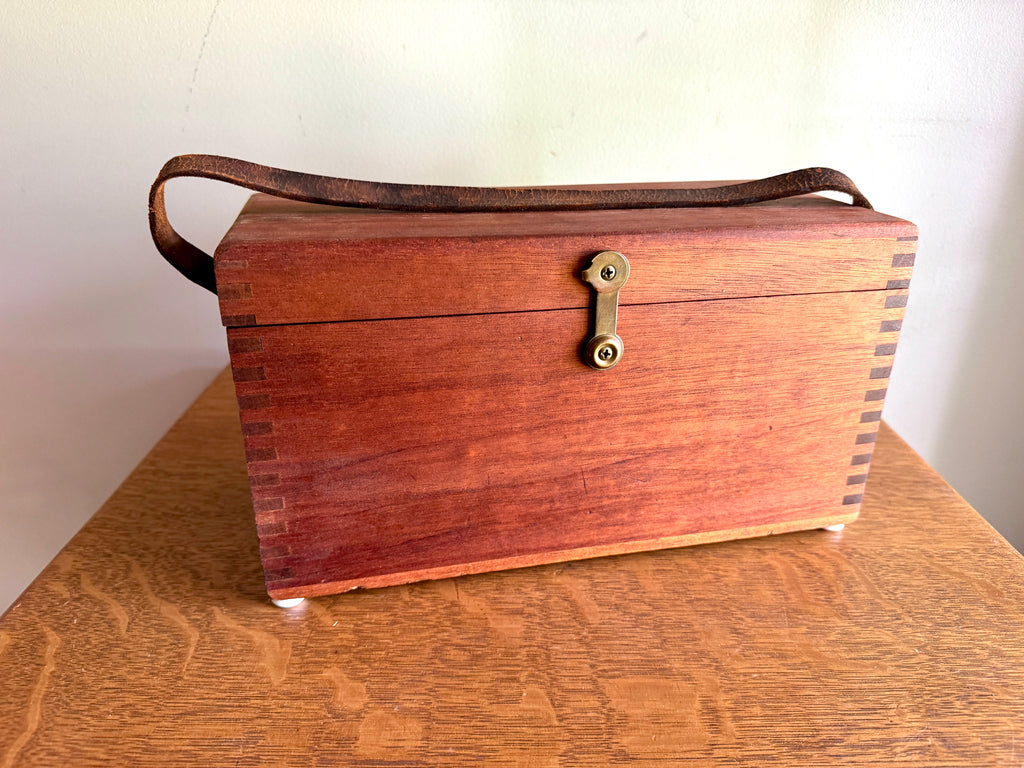 Vtg Craftsman Farm Transit With Original Wood Case ~ Craftman 1S-42355 Transit