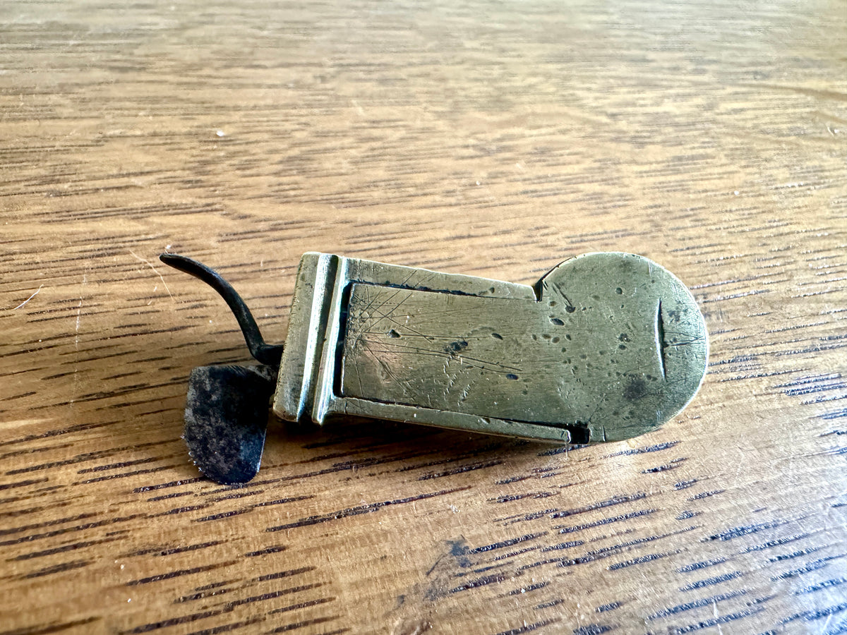 Fleam Spring Loaded Antique Spring Loaded Lancet ~ Brass Spring Loaded Bloodletting Fleam ...