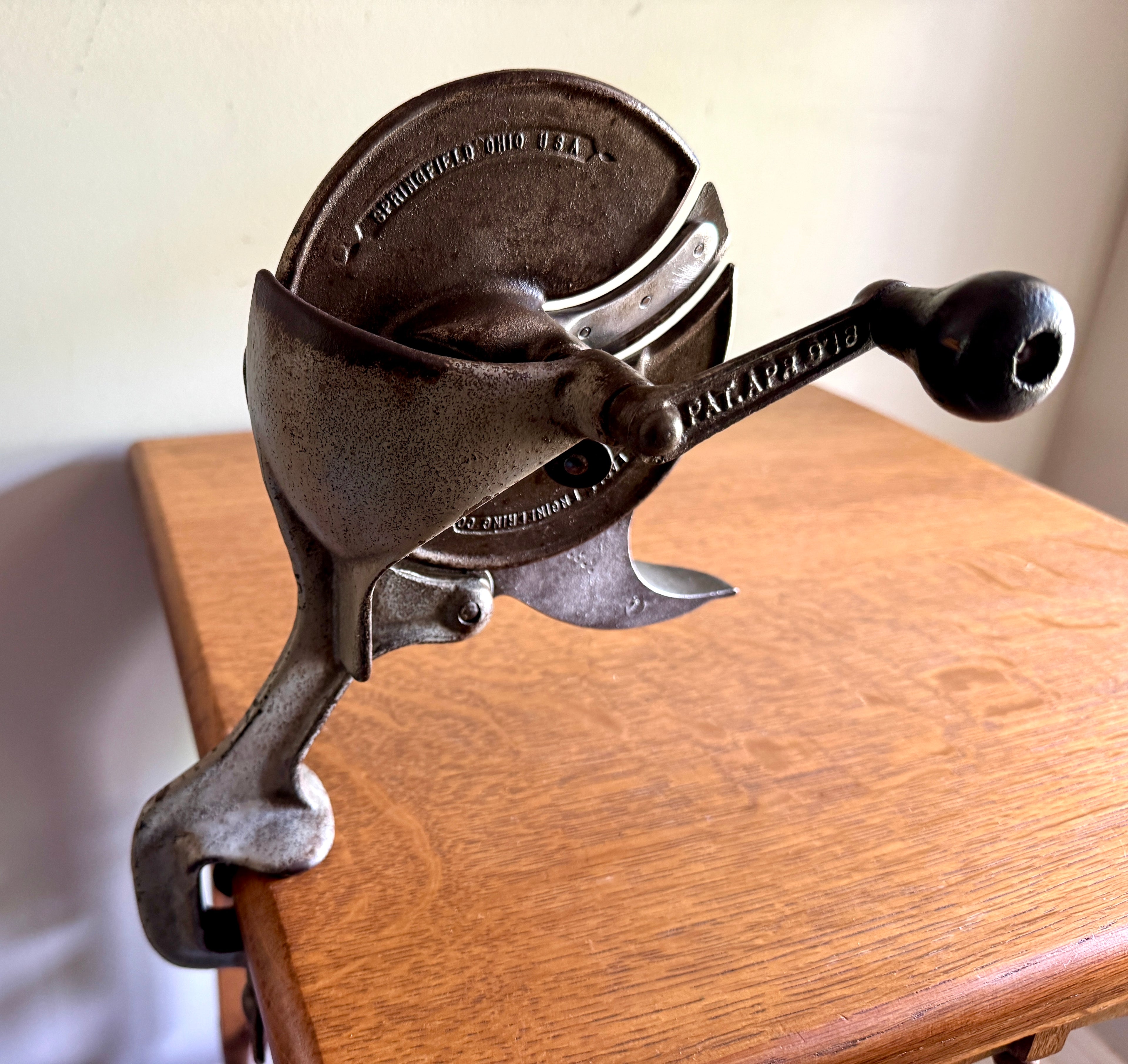 Eagle Industries Antique Hand-operated Meat Slicer ~ Antique Manual Meat Slicer