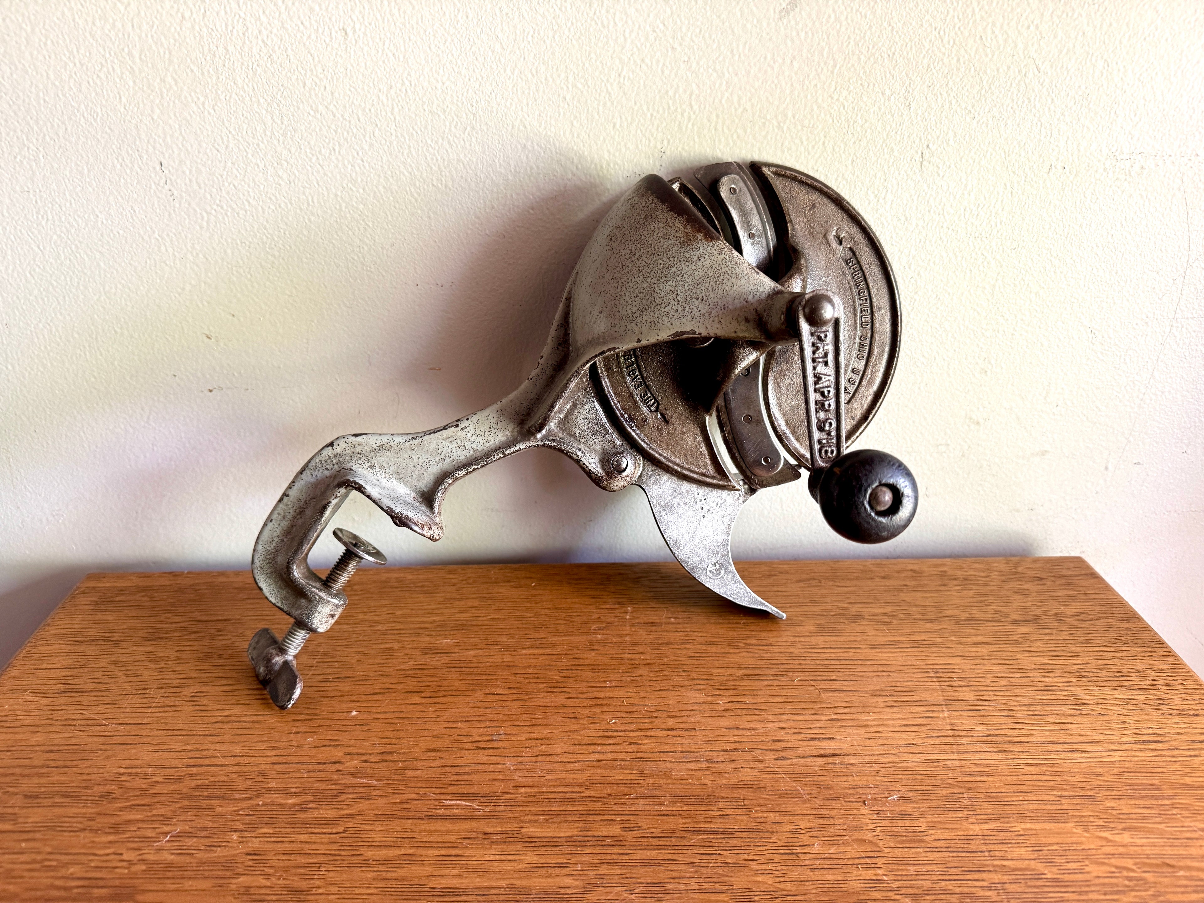Eagle Industries Antique Hand-operated Meat Slicer ~ Antique Manual Meat Slicer