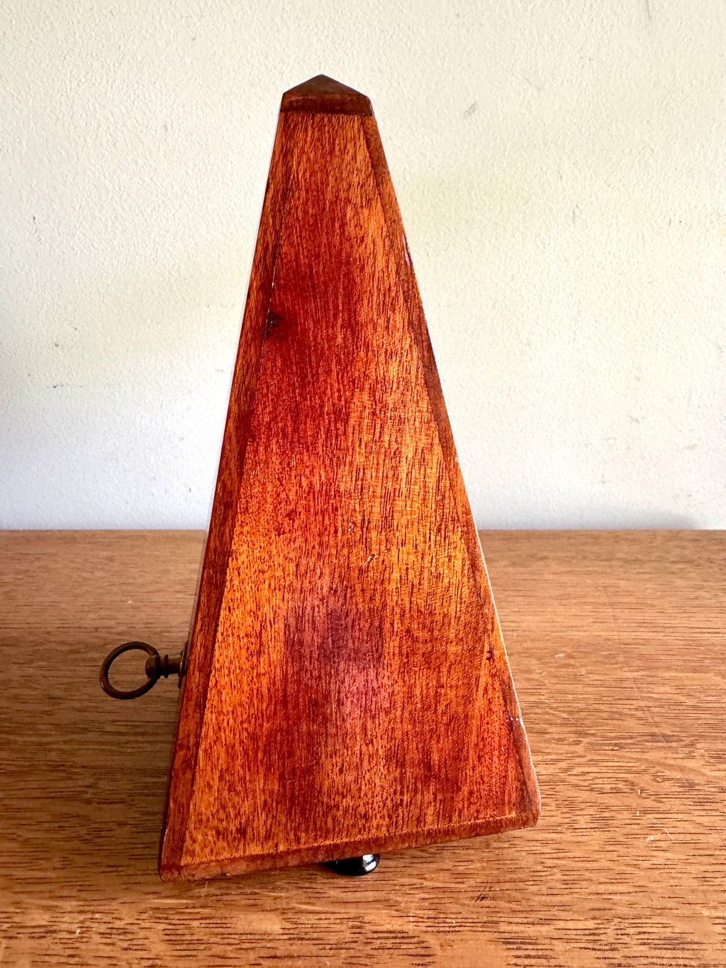 1920's Paquet Maelzel Paquet Mechanical Wood Metronome ~ French Wooden Metronome