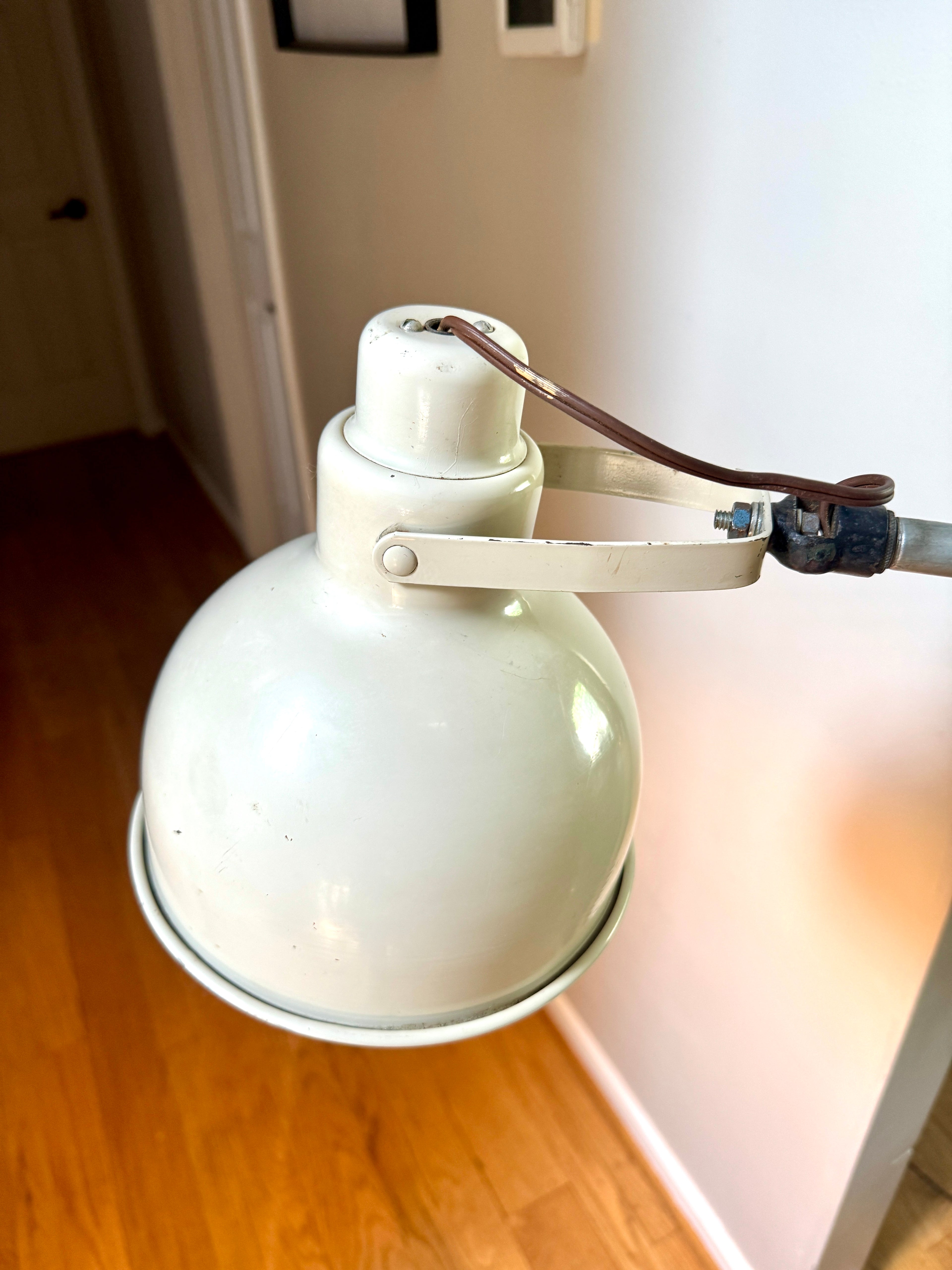 Vtg Industrial Adjustable Floor Lamp ~ Bretford Metal Shade Floor Lamp ~ Specialty Inc. Floor Lamp
