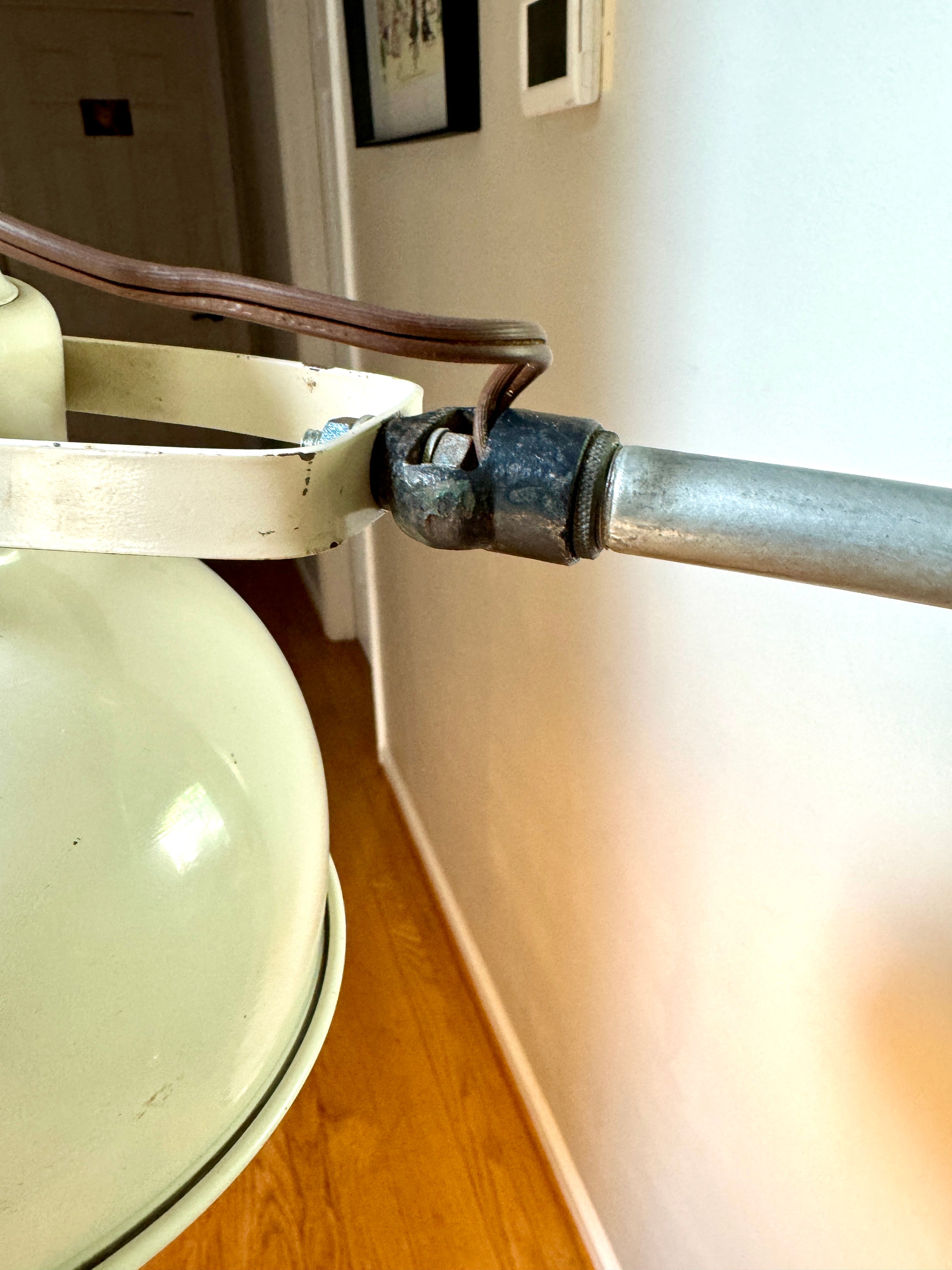 Vtg Industrial Adjustable Floor Lamp ~ Bretford Metal Shade Floor Lamp ~ Specialty Inc. Floor Lamp