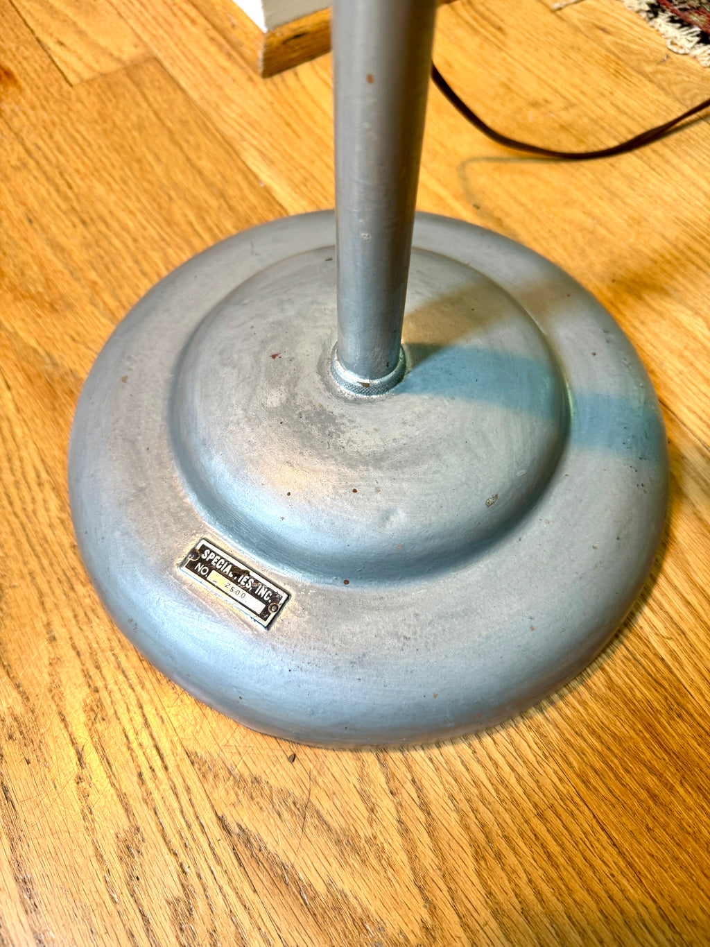 Vtg Industrial Adjustable Floor Lamp ~ Bretford Metal Shade Floor Lamp ~ Specialty Inc. Floor Lamp