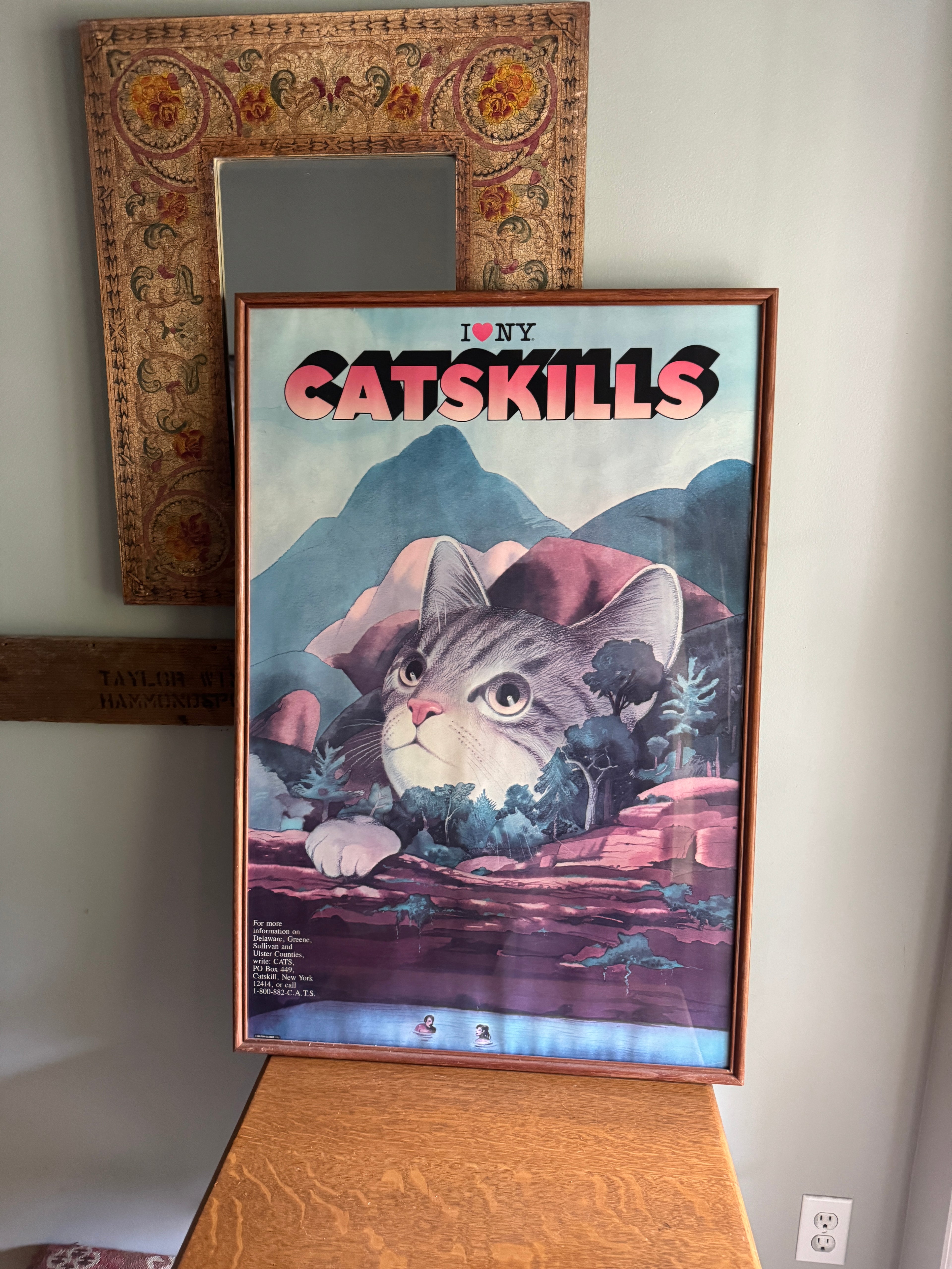 1980's I Love New York Catskills, 1985 - Milton Glaser Poster - I Love NY Campaign  (Poster Only)