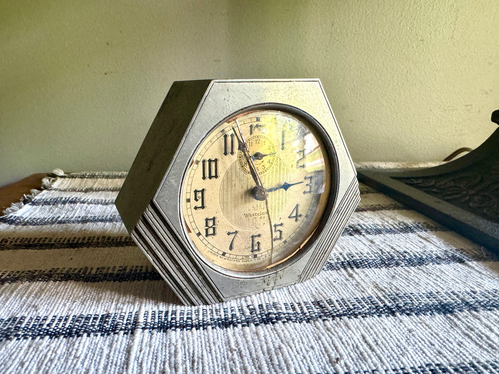 1930's Westclox La Salle Dura Clock | Art Deco Westclox 61-F Clock