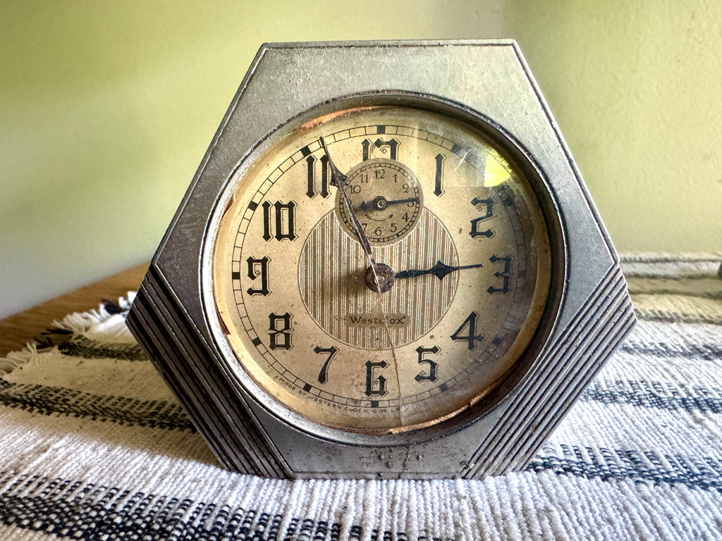 1930's Westclox La Salle Dura Clock | Art Deco Westclox 61-F Clock