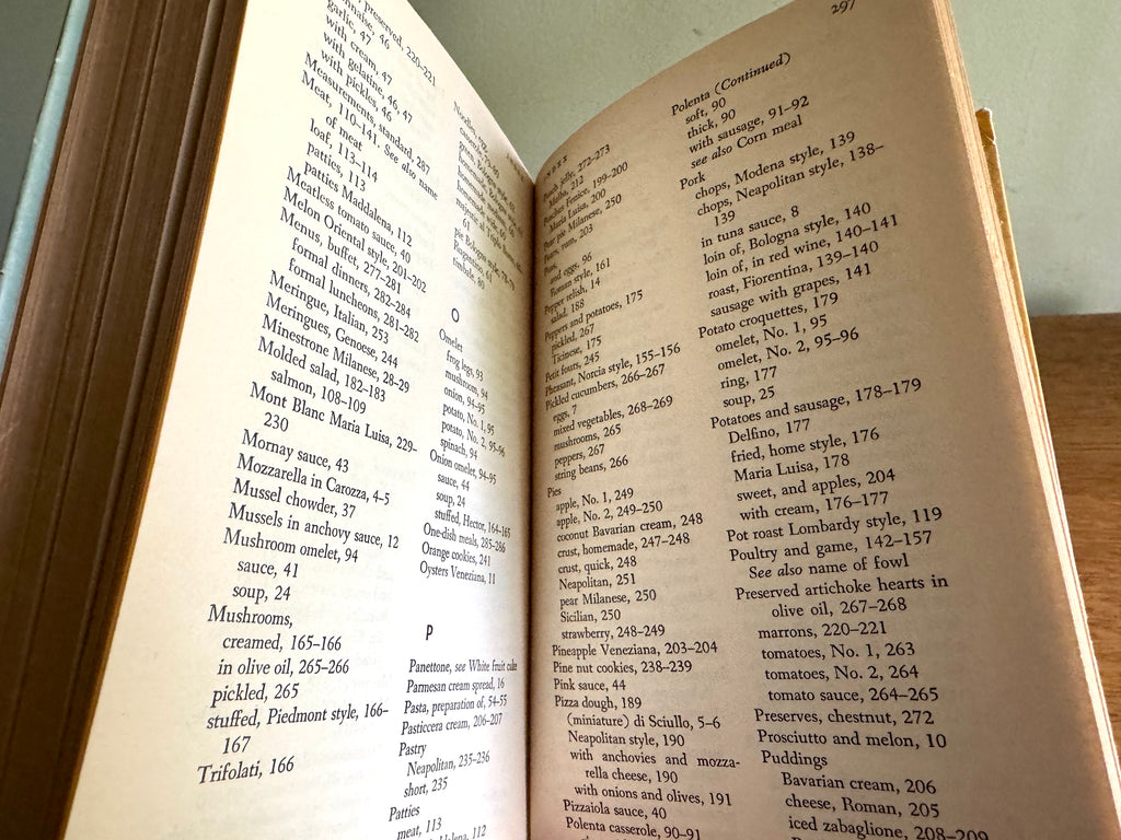 1955 "The Italian Cookbook" by Maria Luisa Taglienti by Maria Luisa Taglienti
