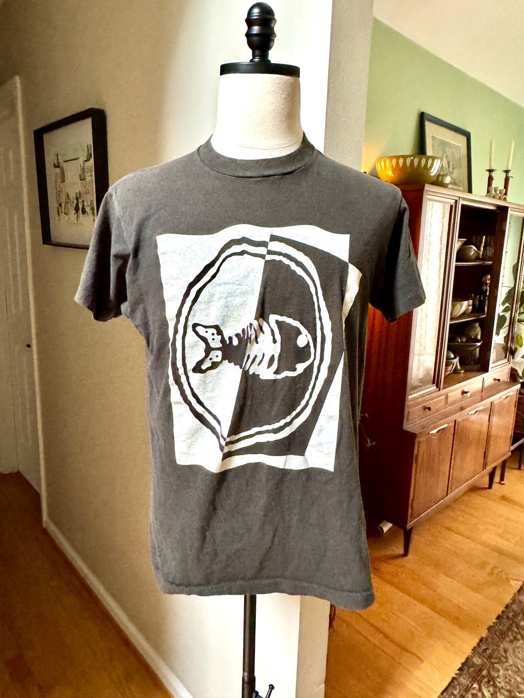 Vtg 80s Fishbone Band Swope Album T Shirt Single Stitch M/L ~ Double Side Graphics