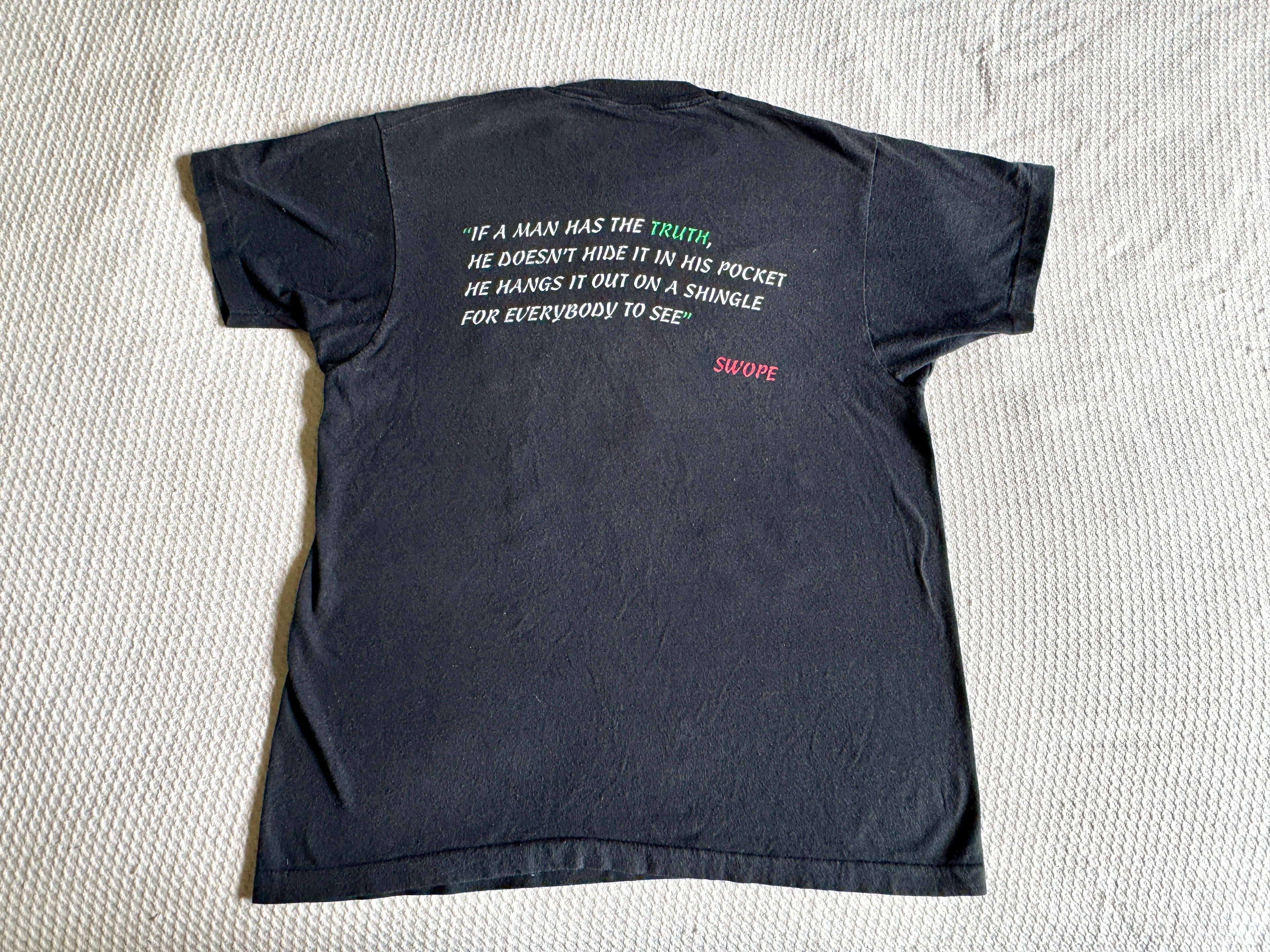 Vtg 80s Fishbone Band Swope Album T Shirt Single Stitch M/L ~ Double Side Graphics