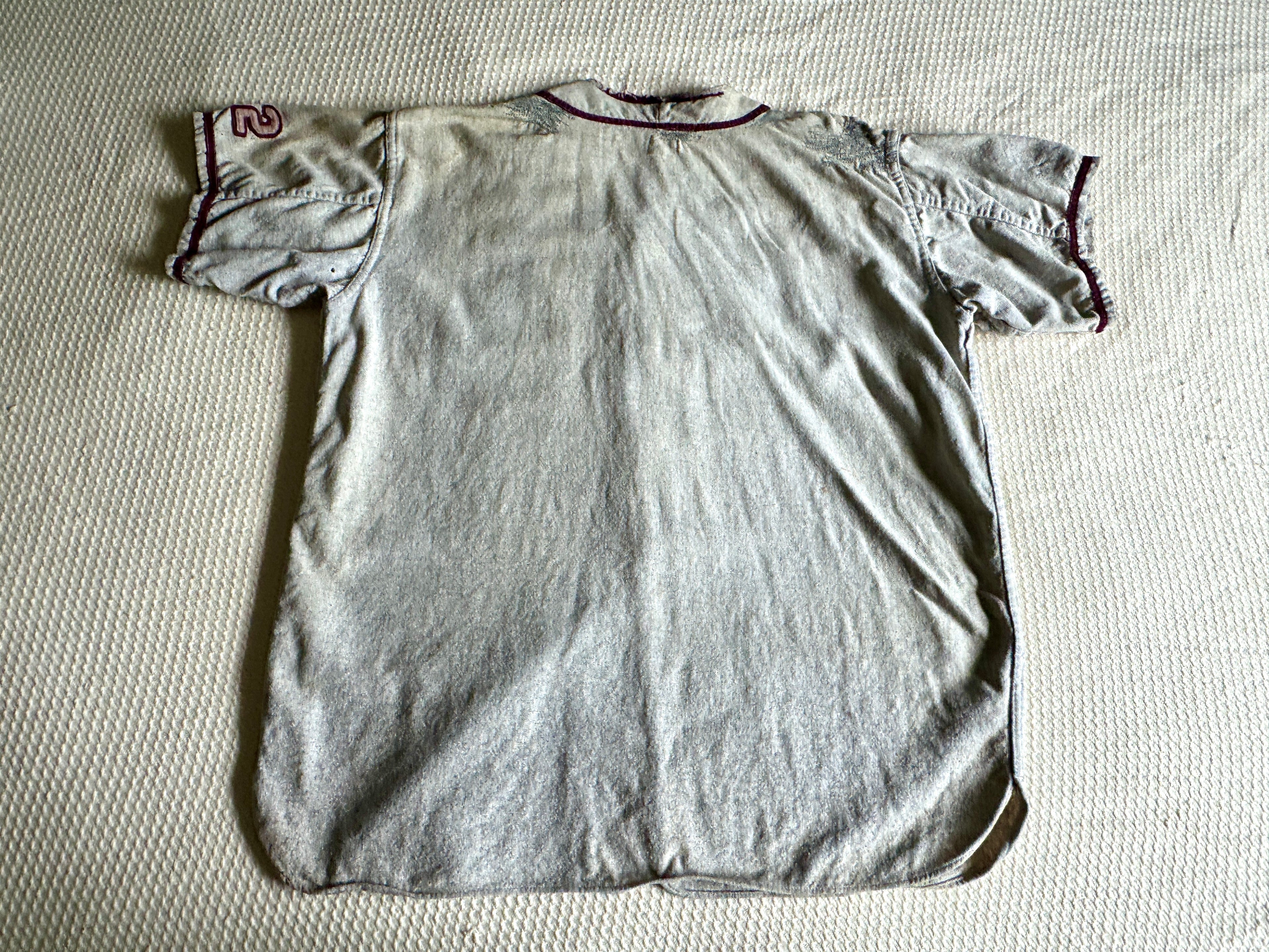 1960's Bordertown Military Institute Baseball Jersey ~ Dodge Davis Wool BMI Baseball Jersey