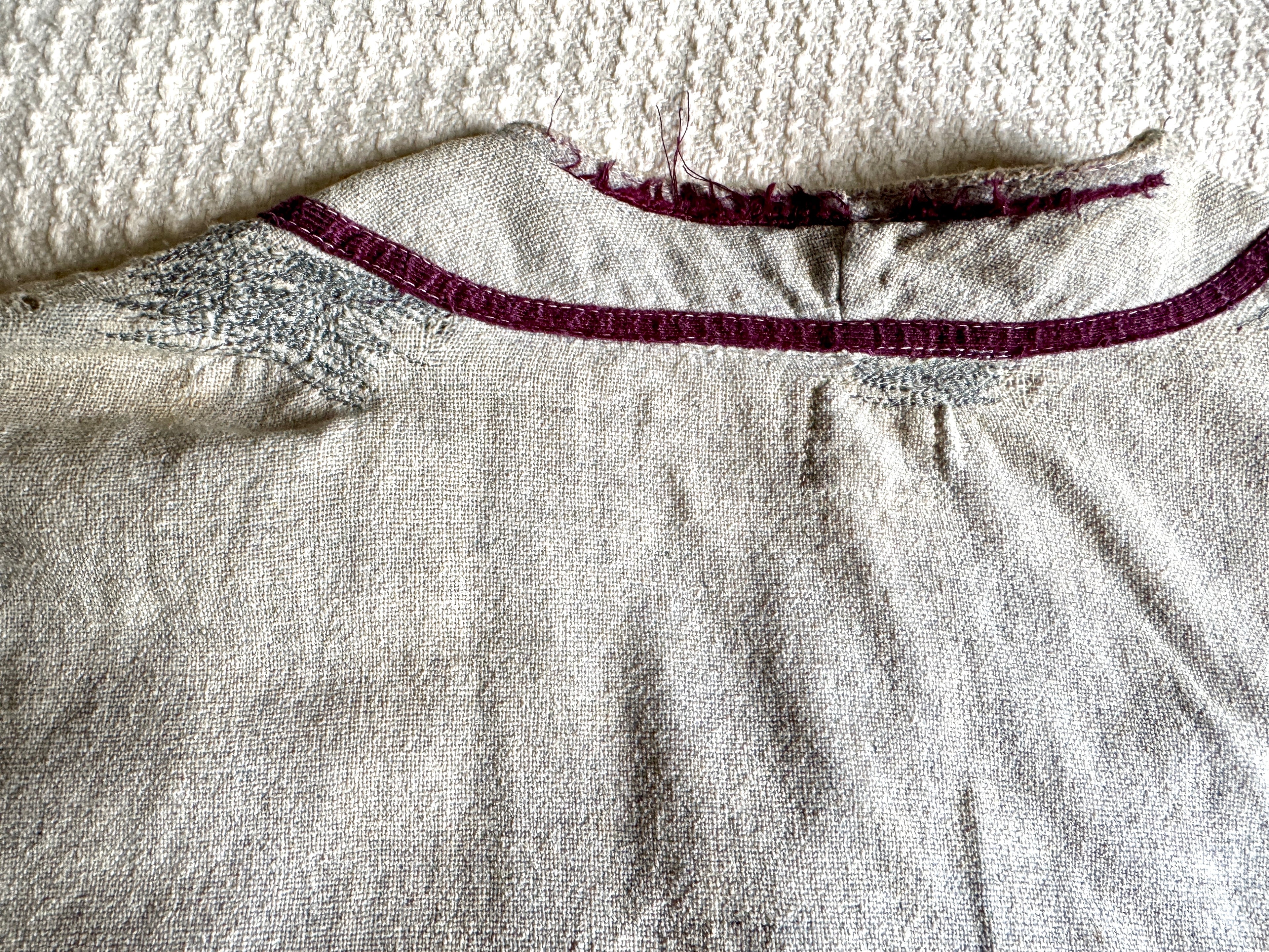 1960's Bordertown Military Institute Baseball Jersey ~ Dodge Davis Wool BMI Baseball Jersey