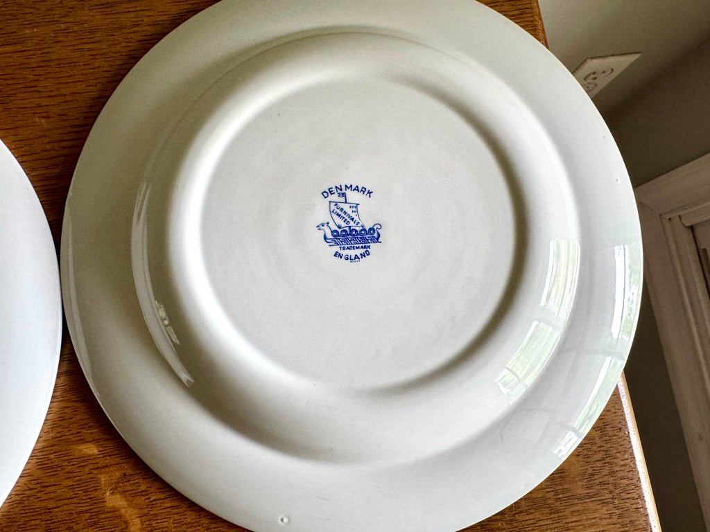 Vtg Denmark Blue Serving Plates by Furnivals and Mason's ~ 12" Furnivals Serving Platters