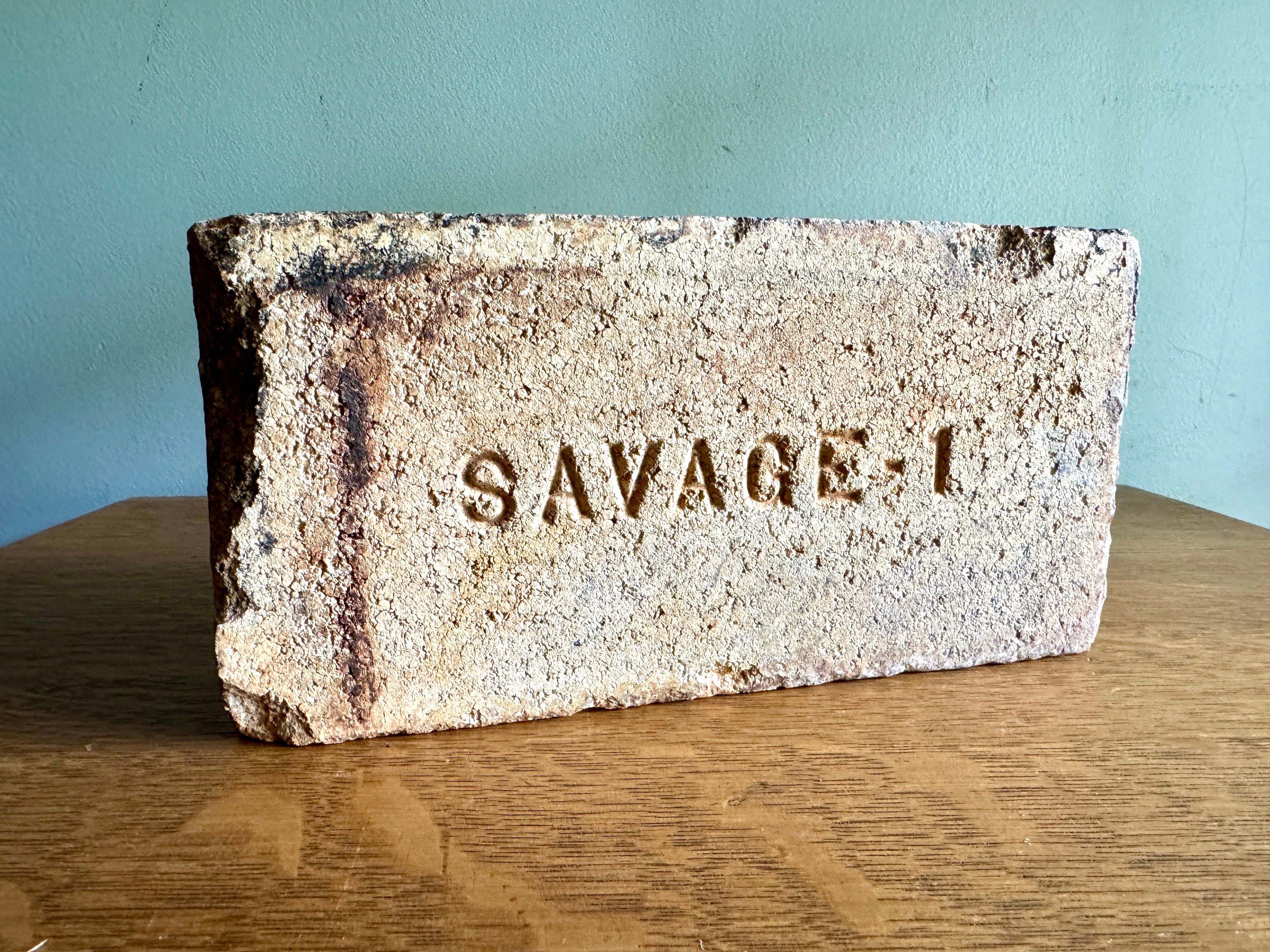 Vtg Savage-1 Fire Brick ~ Savage-1 Fire Brick