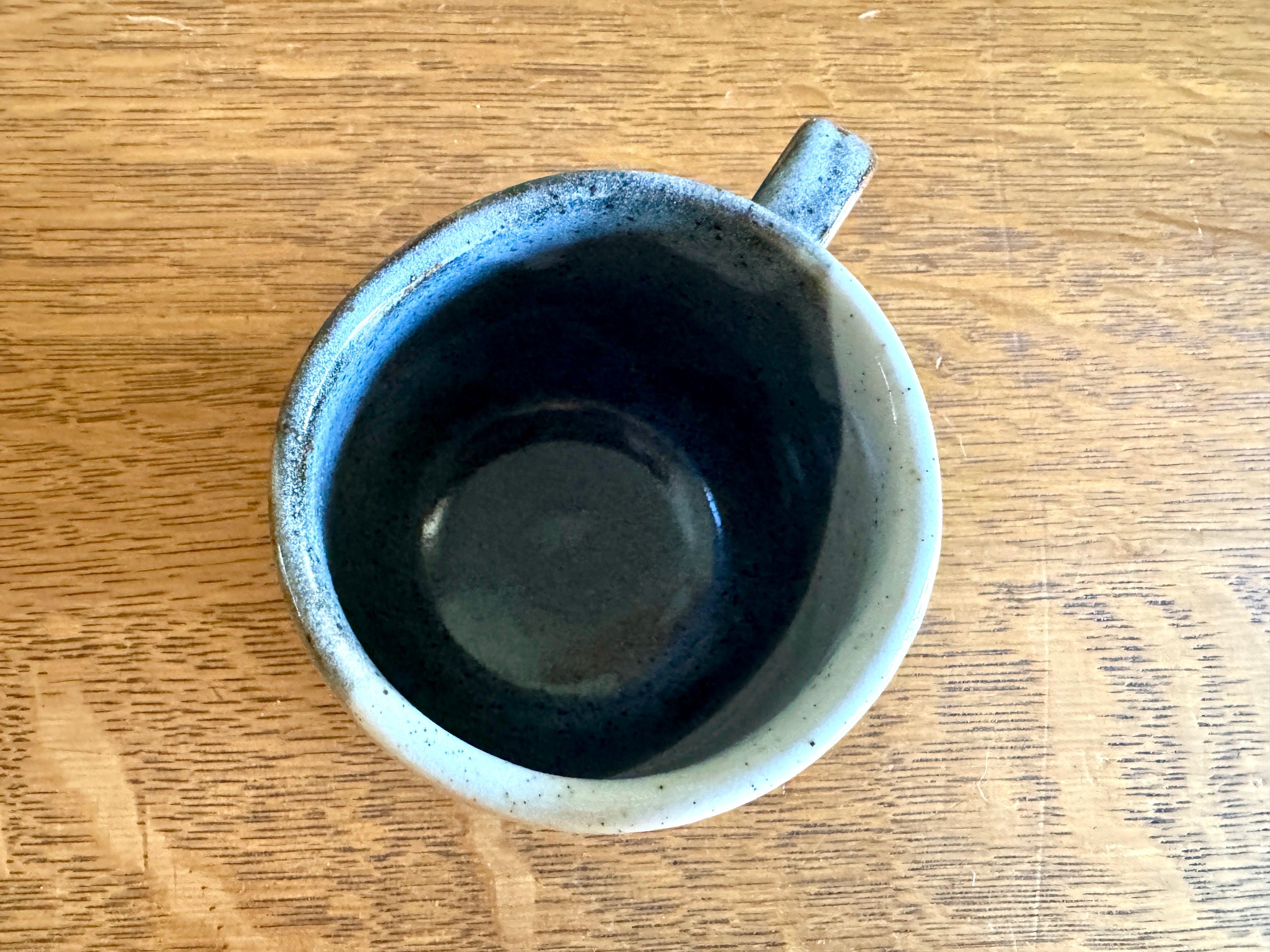 Kutani Yaki(ware) Coffee Mug "Cats In a Sunny Spot" ~ Unique Japanese Cat Coffee Cup