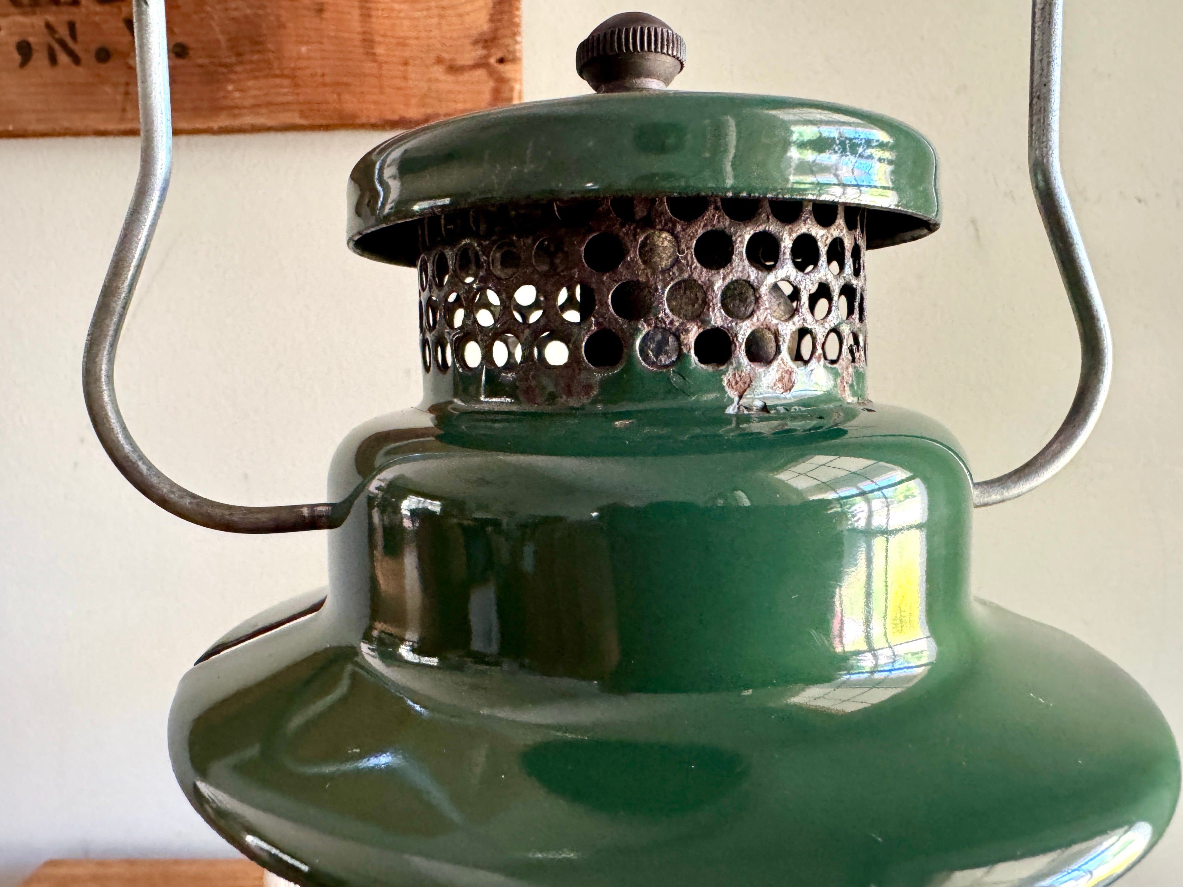 1950's Coleman Model 242C Nickel Plated Camping Lantern ~ Coleman Nickel 242C Single Mantle Lantern