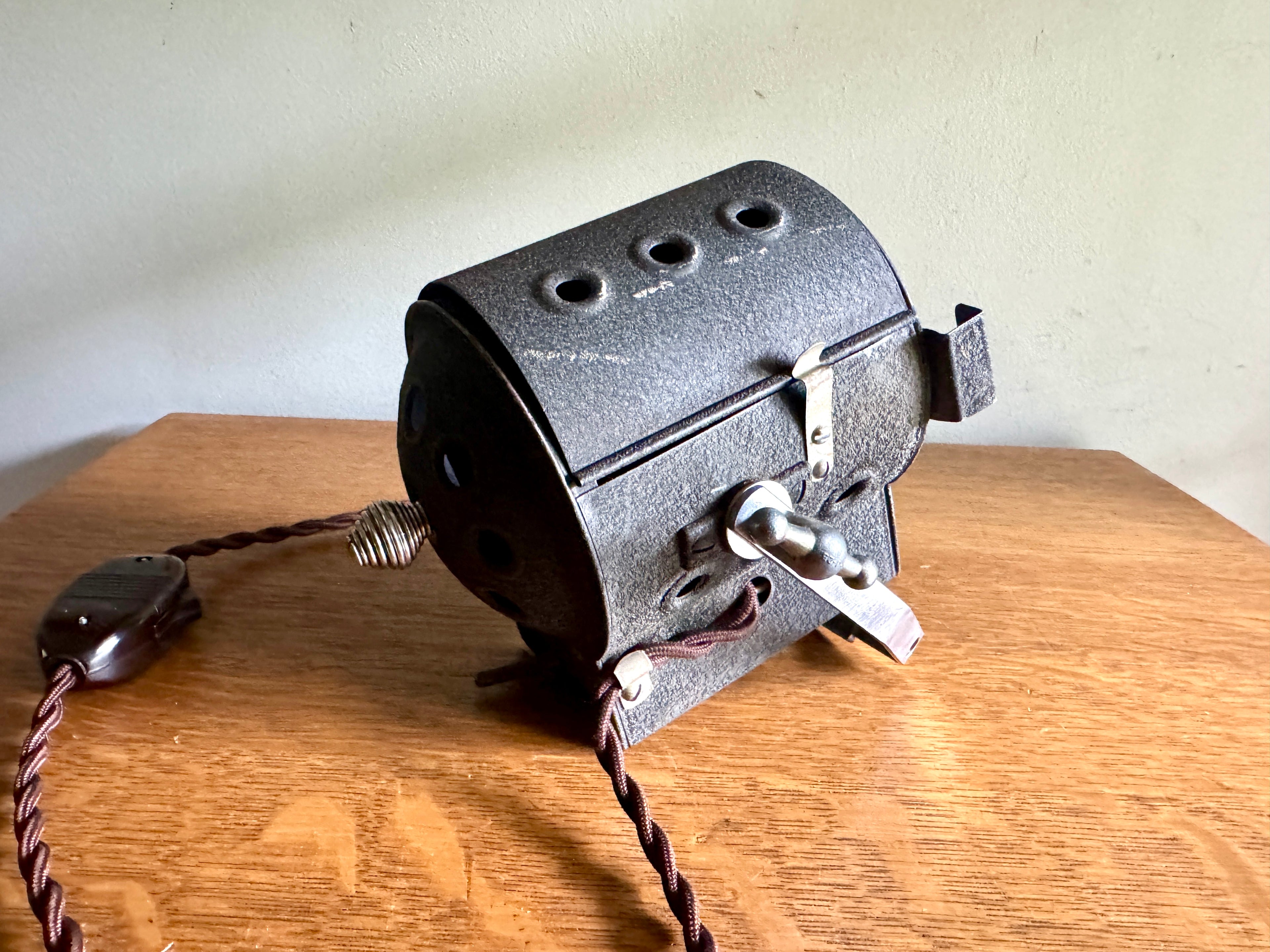 Vtg Dinkie Inkie Stage Spot Light ~ Rewired Repurposed Stage Light