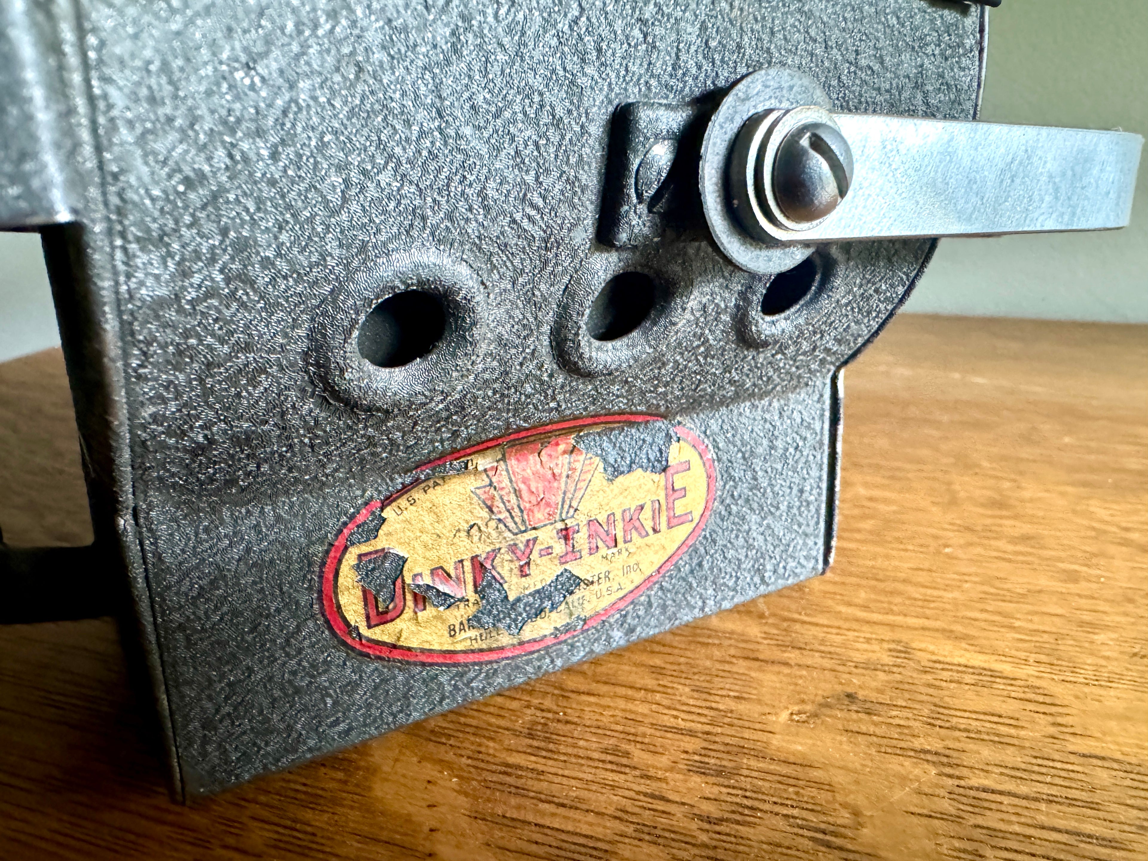 Vtg Dinkie Inkie Stage Spot Light ~ Rewired Repurposed Stage Light