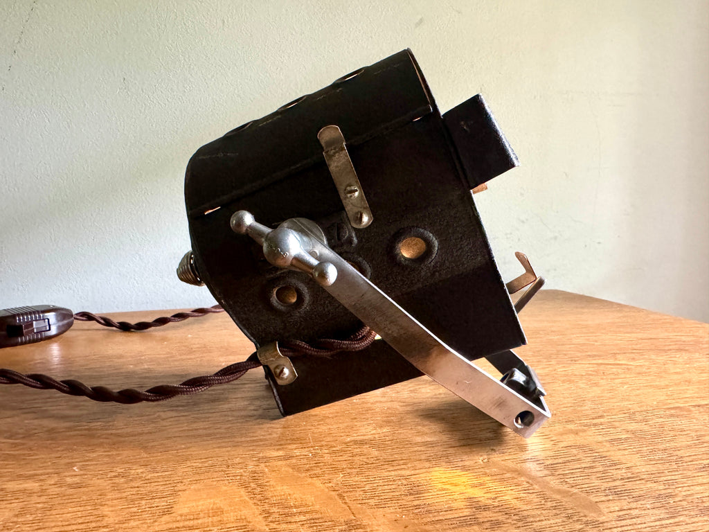 Vtg Dinkie Inkie Stage Spot Light ~ Rewired Repurposed Stage Light
