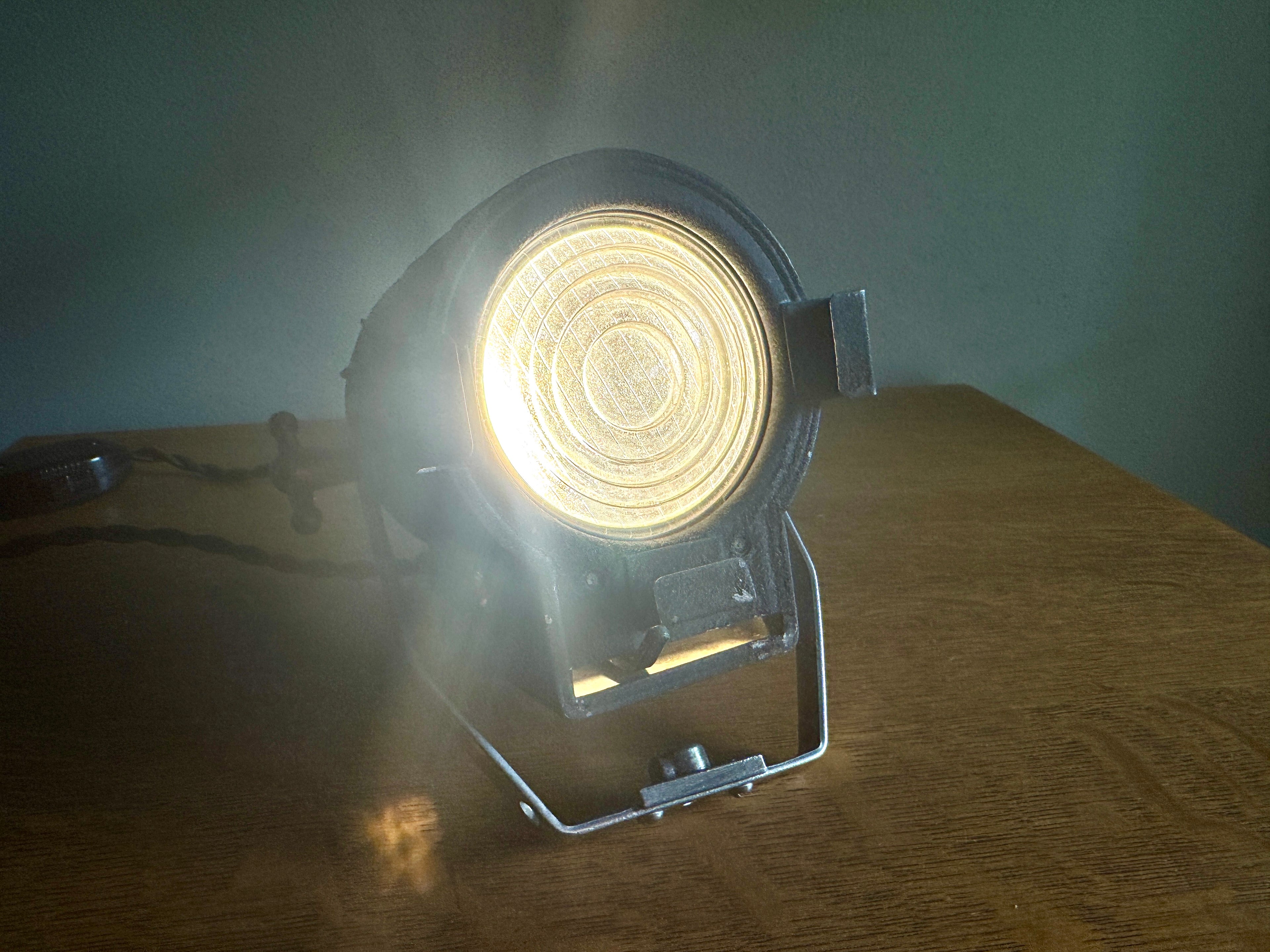 Vtg Dinkie Inkie Stage Spot Light ~ Rewired Repurposed Stage Light