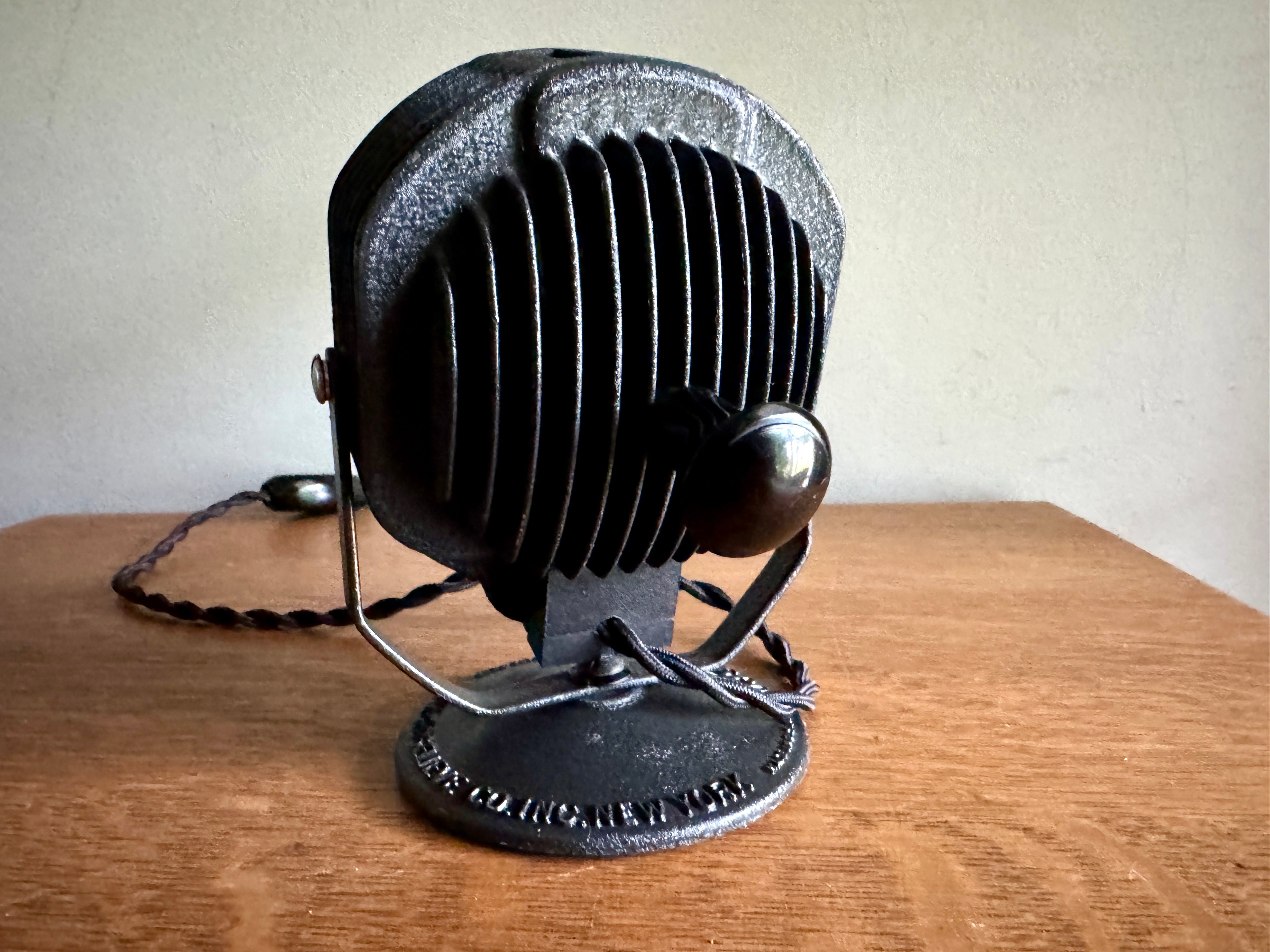 Vtg Fink Roselieve Hi-Spot Fresnel Lamp ~ Rewired Fink Roselieve Spot Lamp Desk Lamp