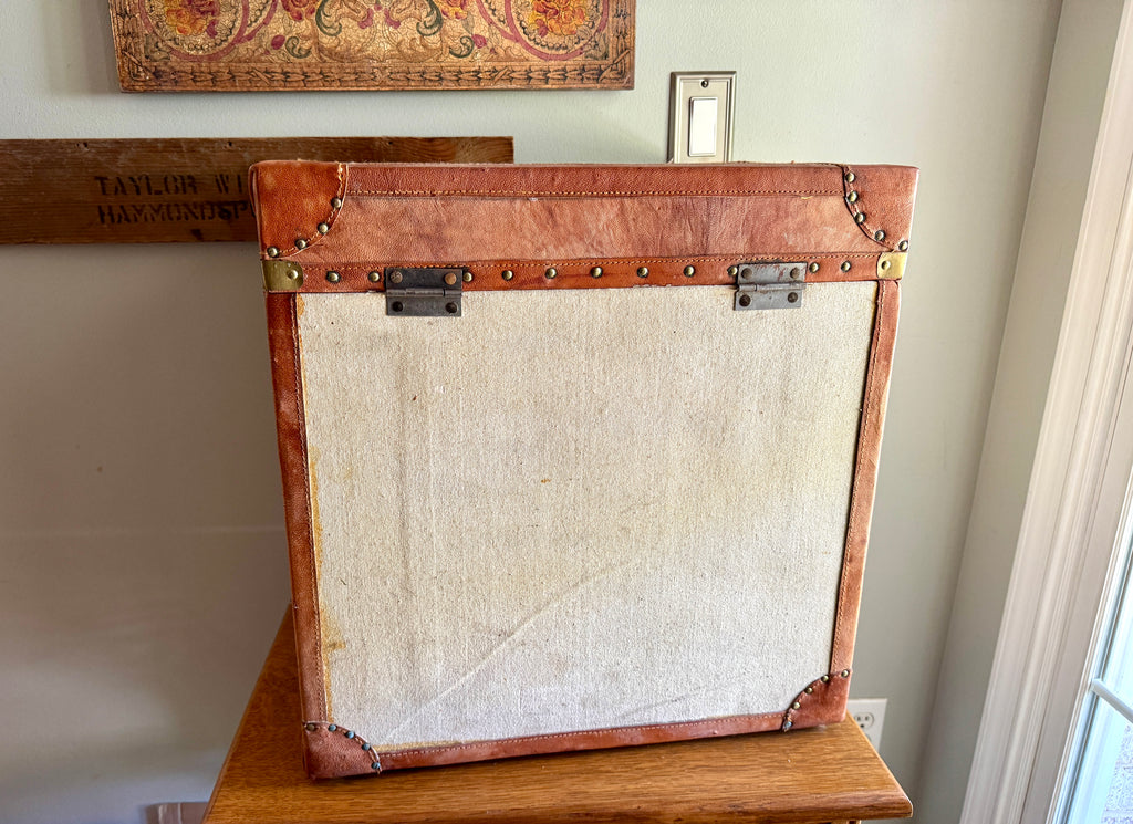 Vtg Grand Hotel Travel Trunk Steamer Chest ~ Decorative Wood Collectible Storage Box