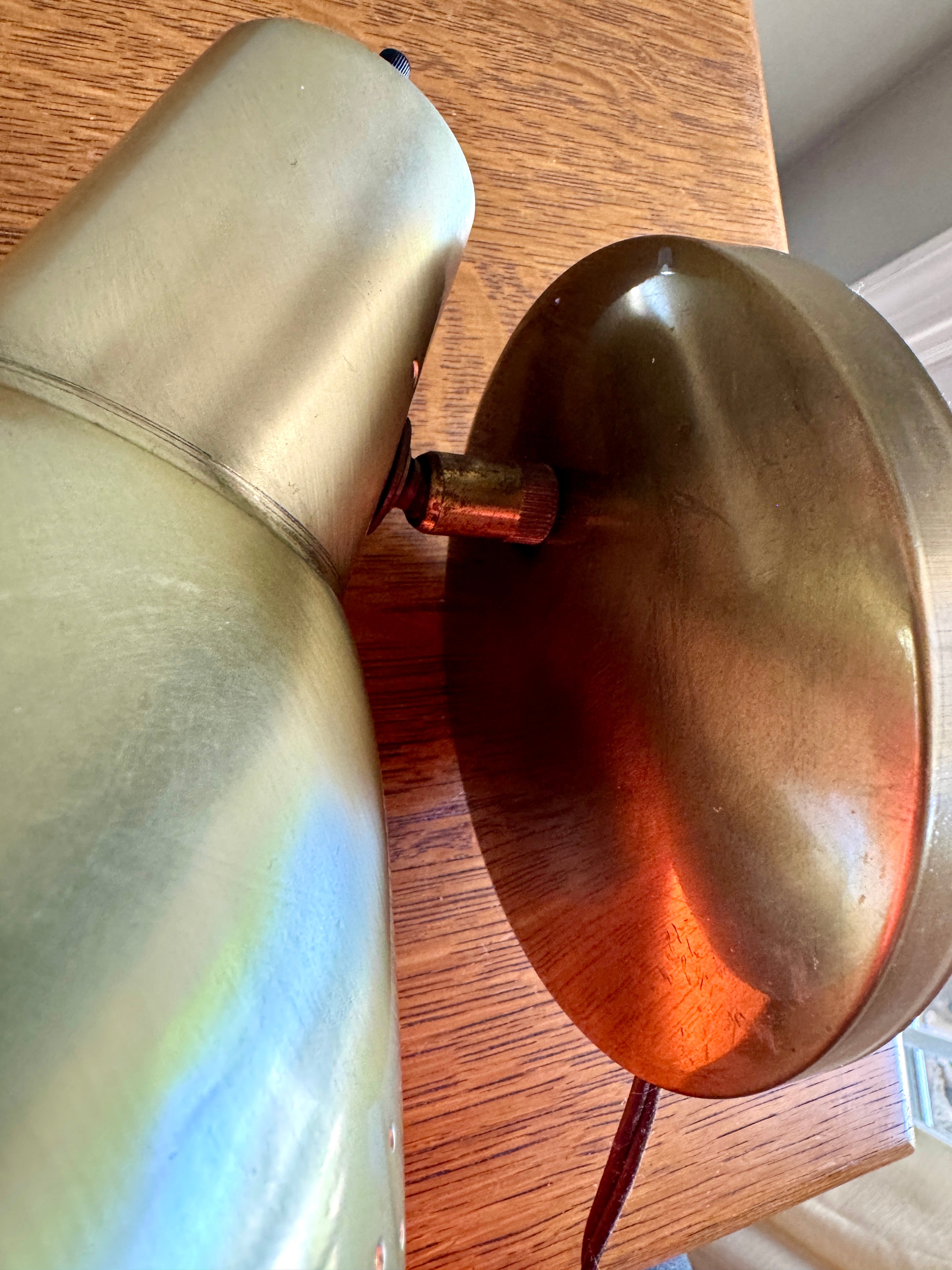 Vtg Mid-Century Modern Swivel Cone Wall Light Lamp Sconce ~ Silver tone Mcm Wall Sconce (Copy)