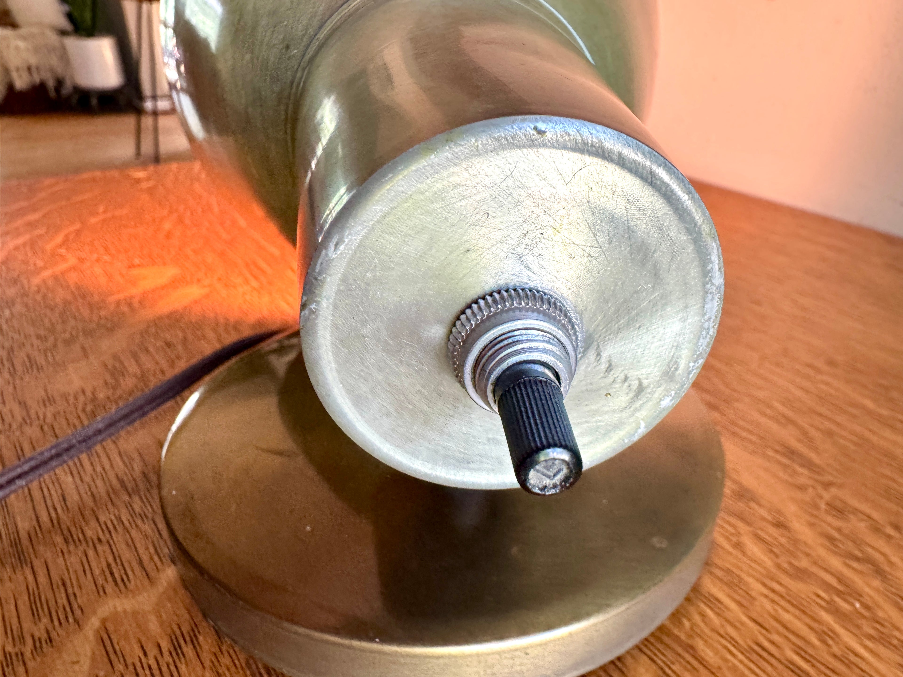 Vtg Mid-Century Modern Swivel Cone Wall Light Lamp Sconce ~ Silver tone Mcm Wall Sconce (Copy)