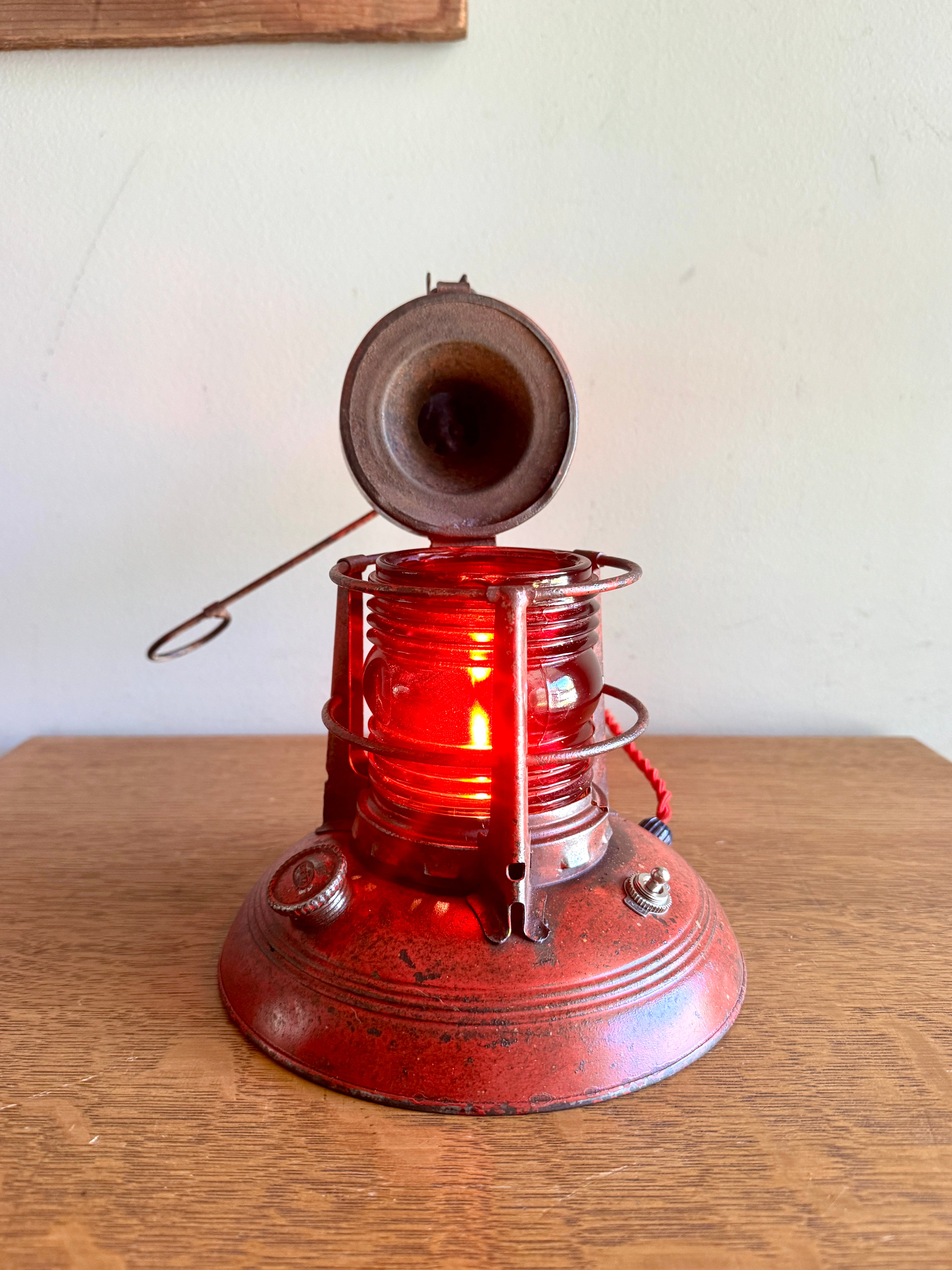 Vtg Dietz No.40 Traffic Gard Electrified Lantern ~ Dietz No.40 Lantern Lamp