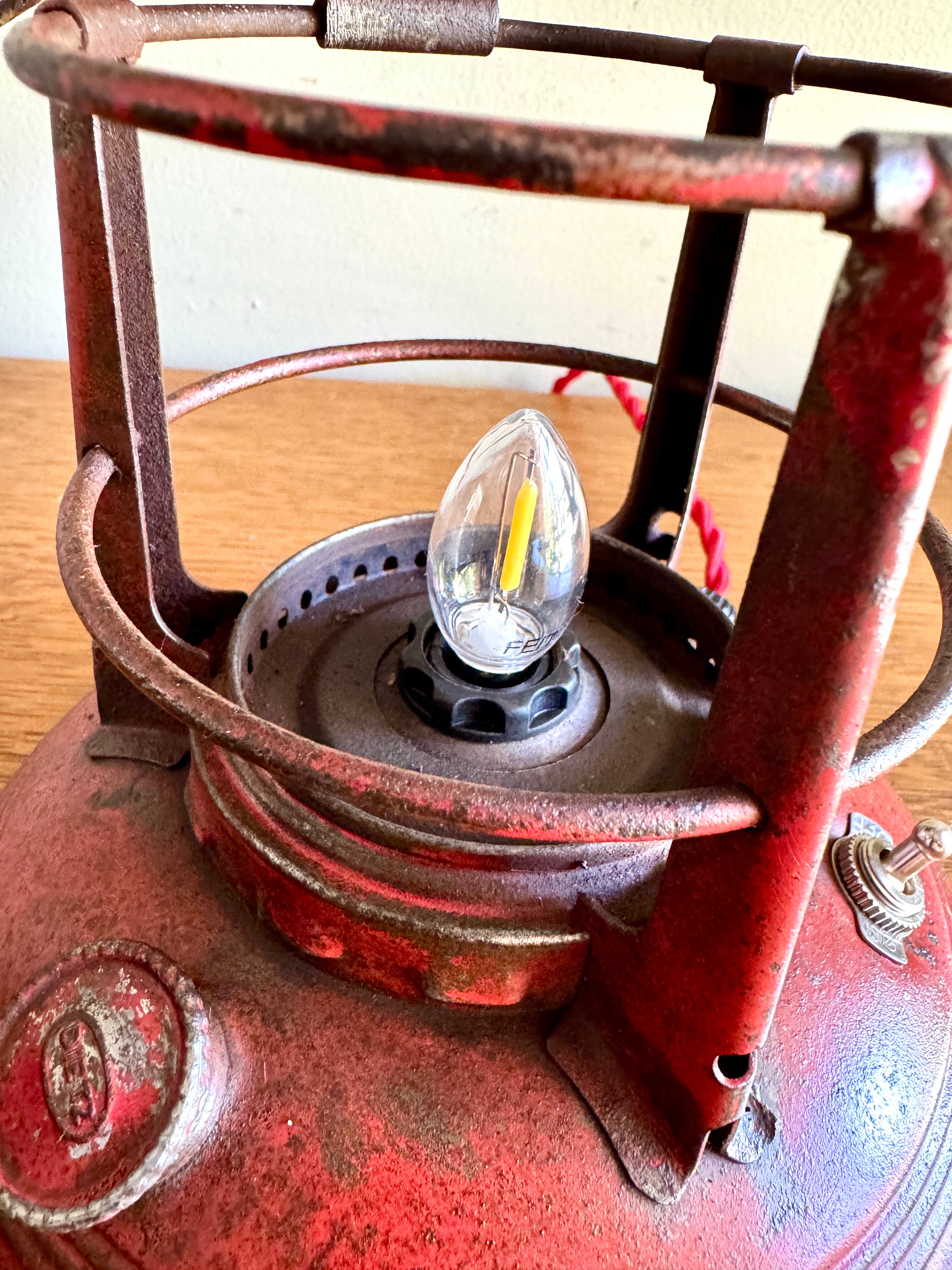 Vtg Dietz No.40 Traffic Gard Electrified Lantern ~ Dietz No.40 Lantern Lamp
