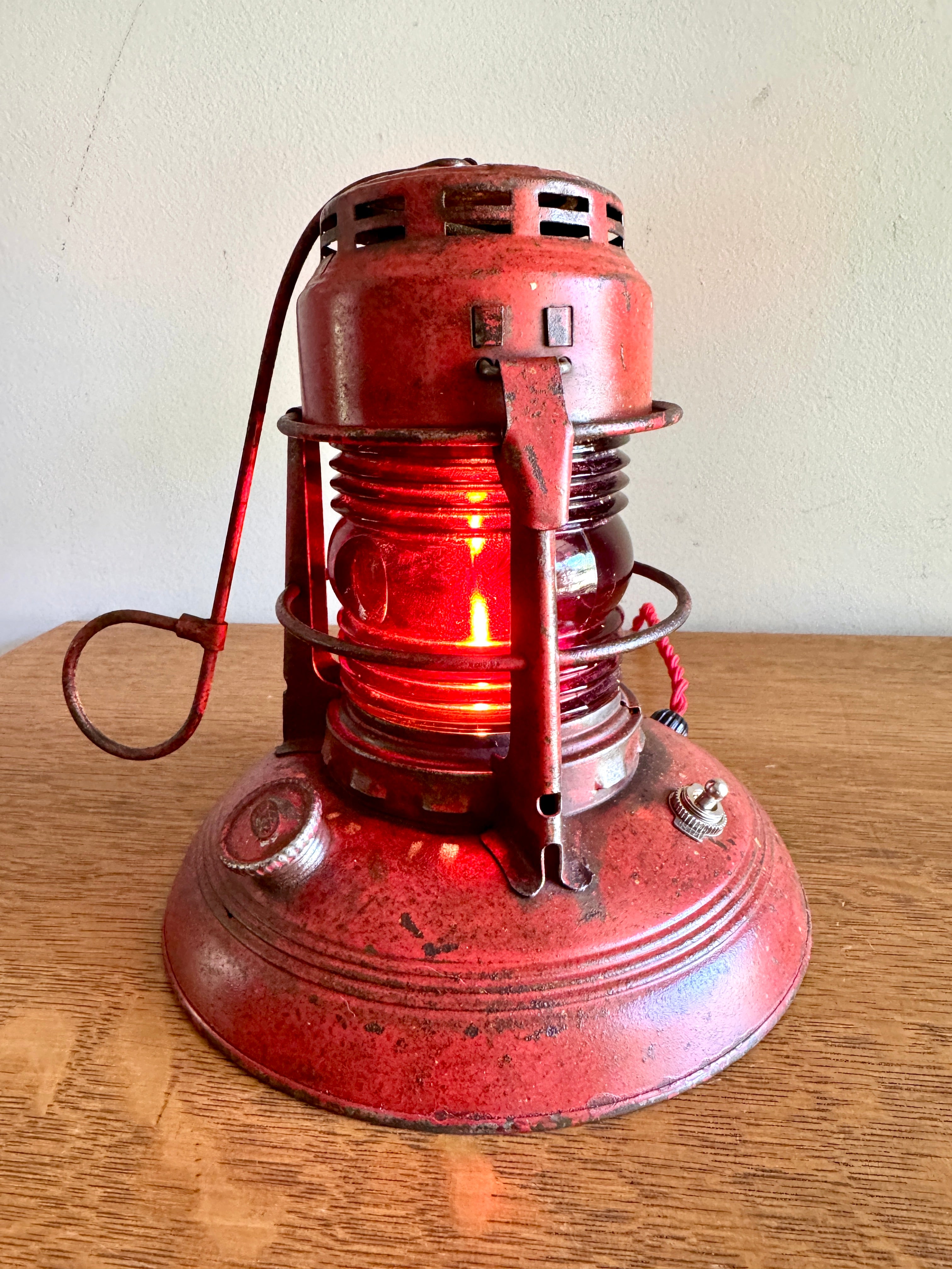 Vtg Dietz No.40 Traffic Gard Electrified Lantern ~ Dietz No.40 Lantern Lamp