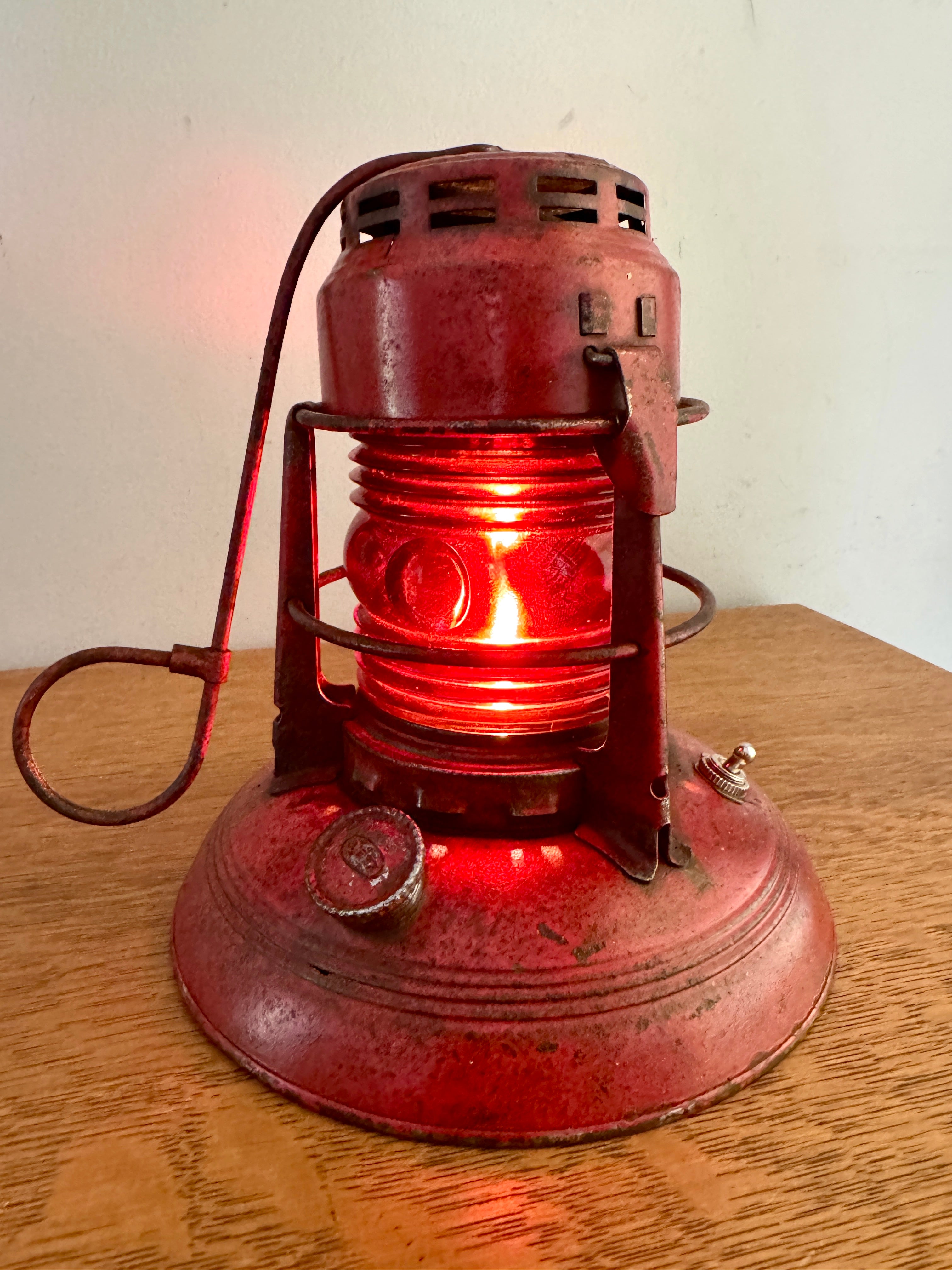 Vtg Dietz No.40 Traffic Gard Electrified Lantern ~ Dietz No.40 Lantern Lamp