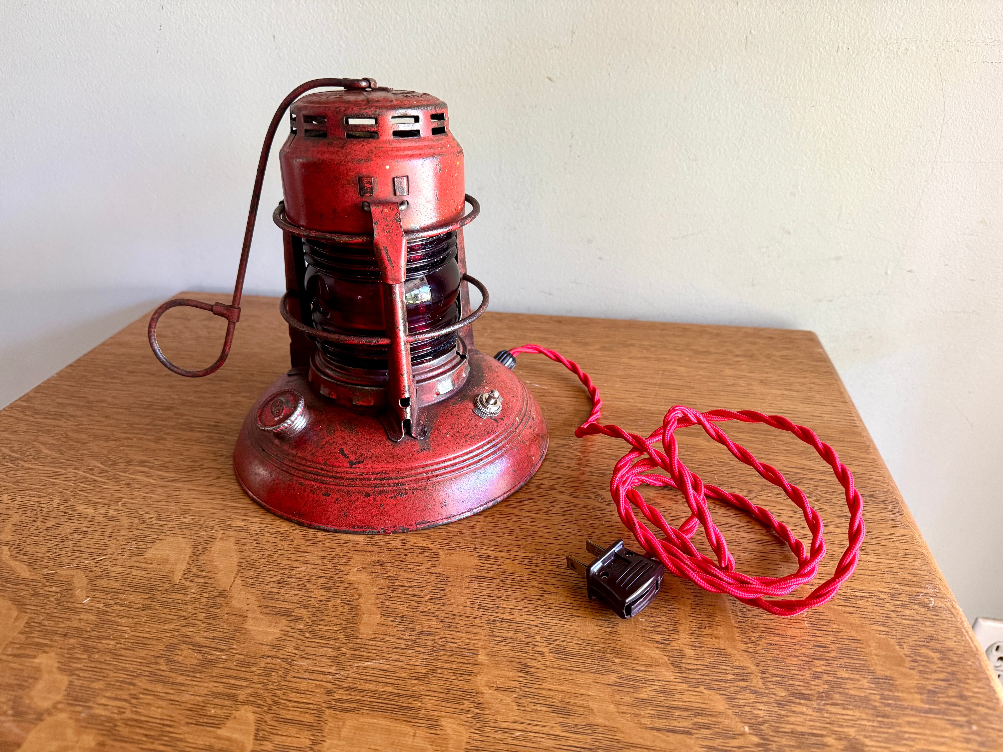 Vtg Dietz No.40 Traffic Gard Electrified Lantern ~ Dietz No.40 Lantern Lamp