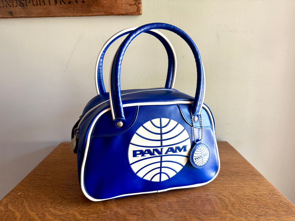 PAN AM "Explorer" Bag ~ Certified Vintage Style ~ Pan Am Blue Hand Bag