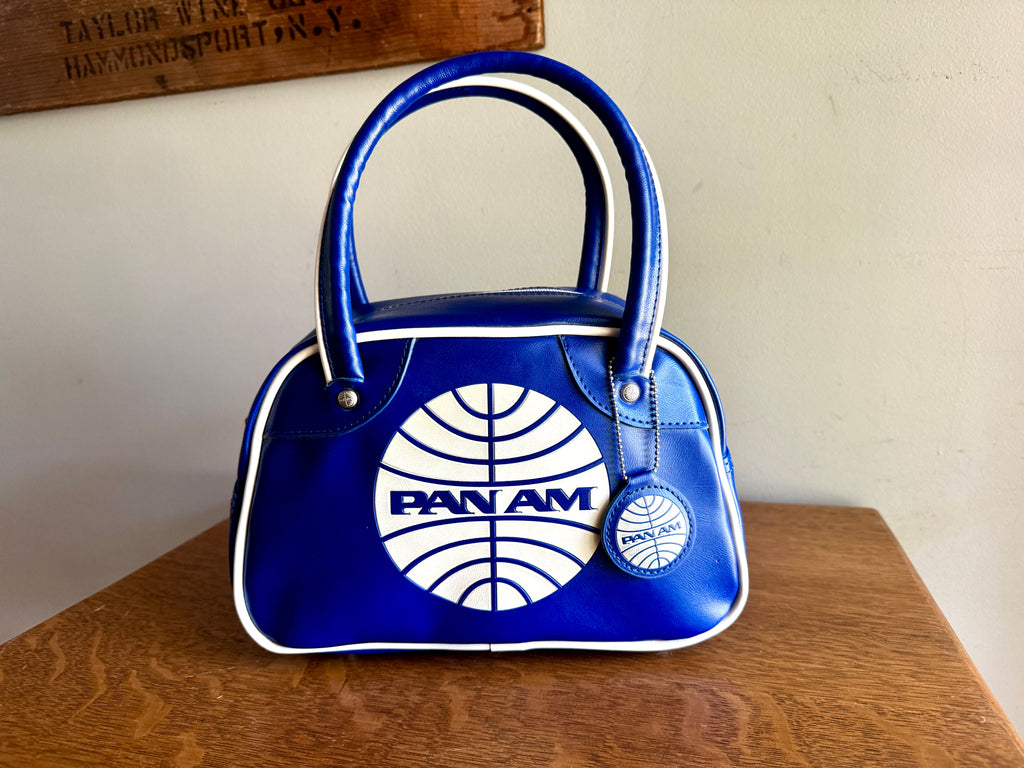 PAN AM "Explorer" Bag ~ Certified Vintage Style ~ Pan Am Blue Hand Bag